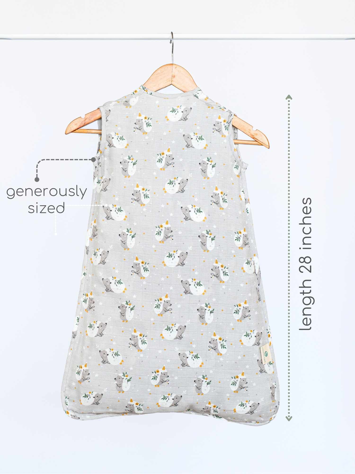 bamboo muslin sleeping bag