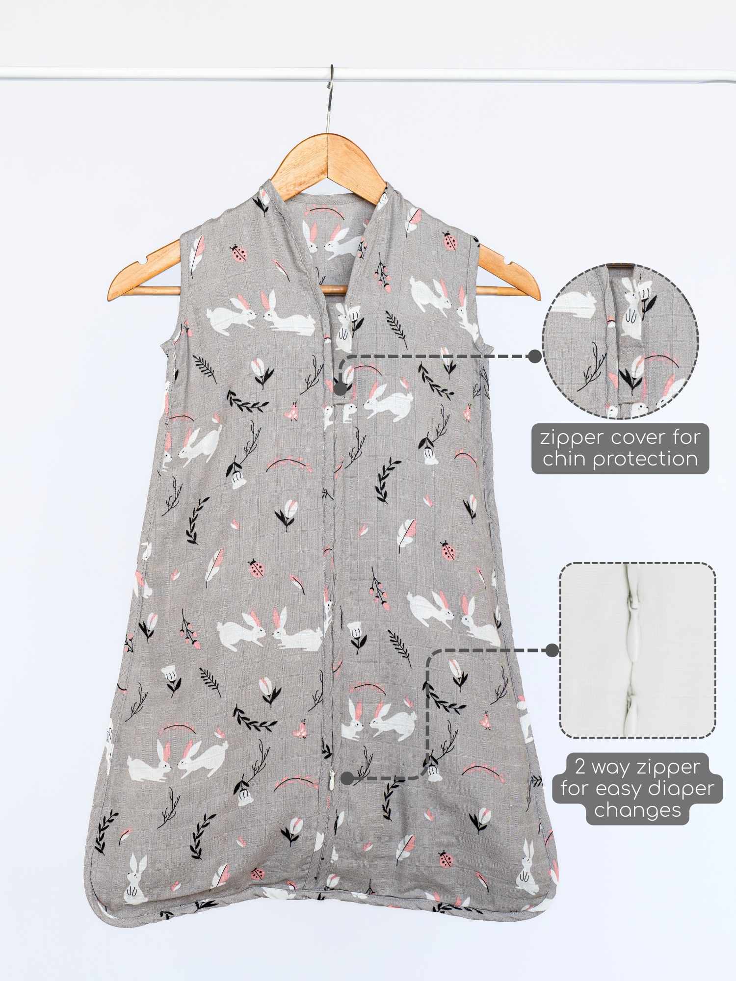 bamboo muslin sleeping bag