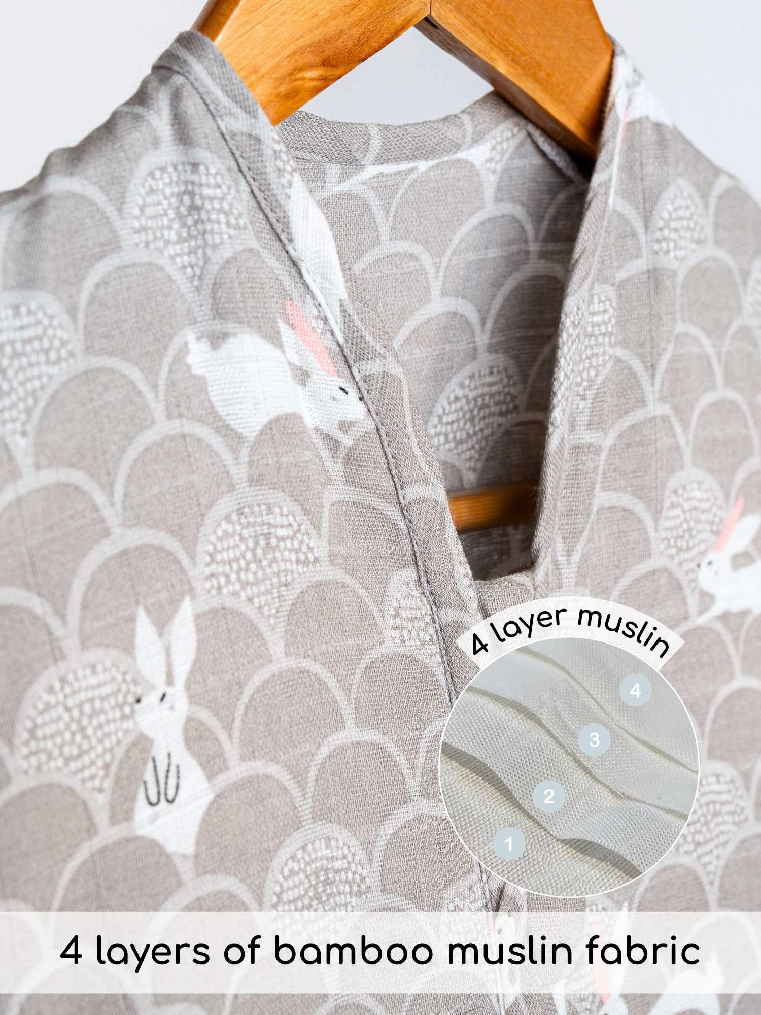 bamboo muslin sleeping bag