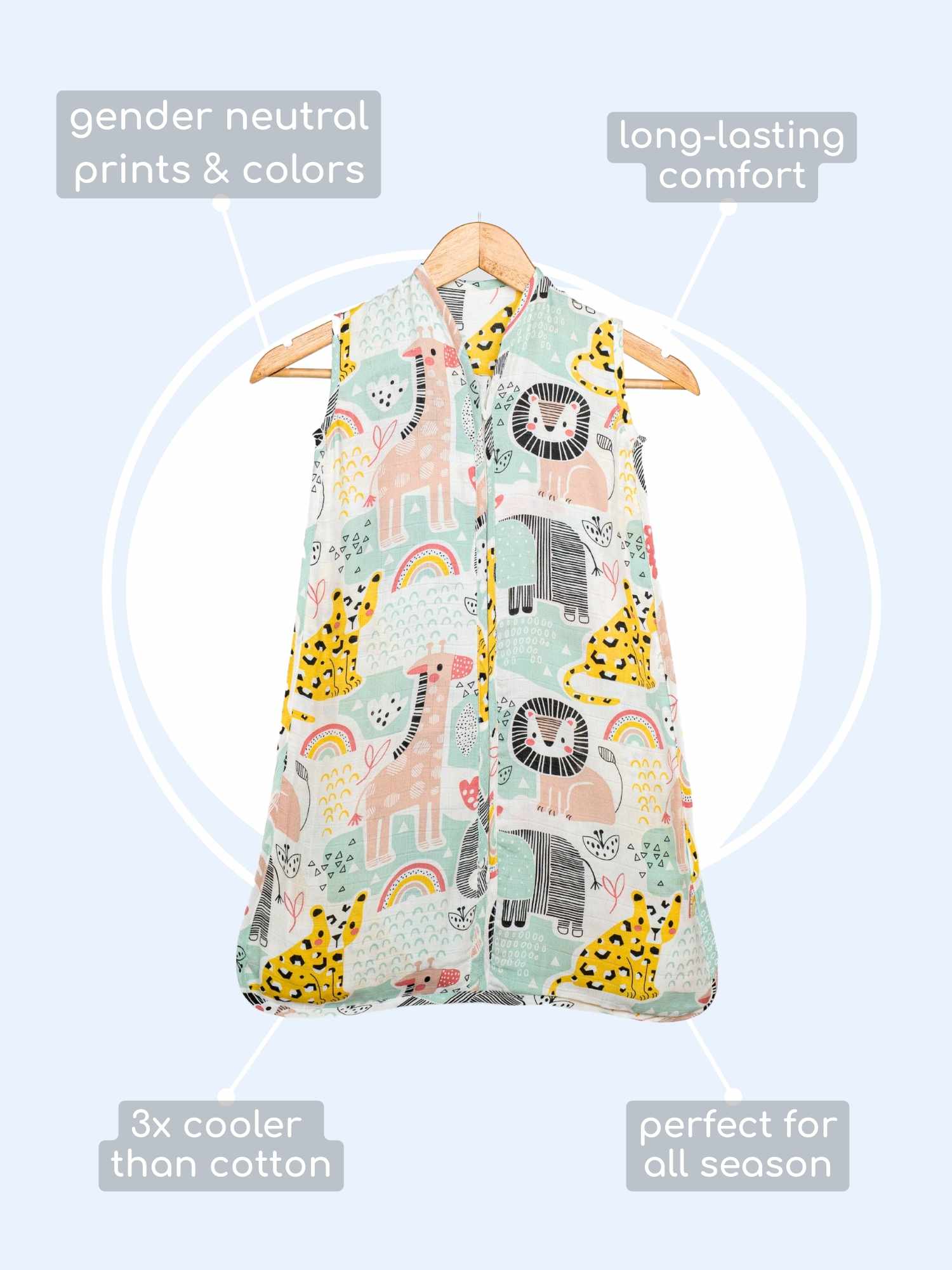 bamboo muslin sleeping bag