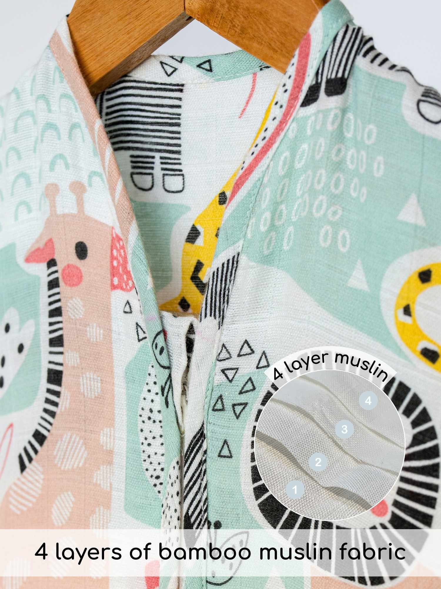 bamboo muslin sleeping bag