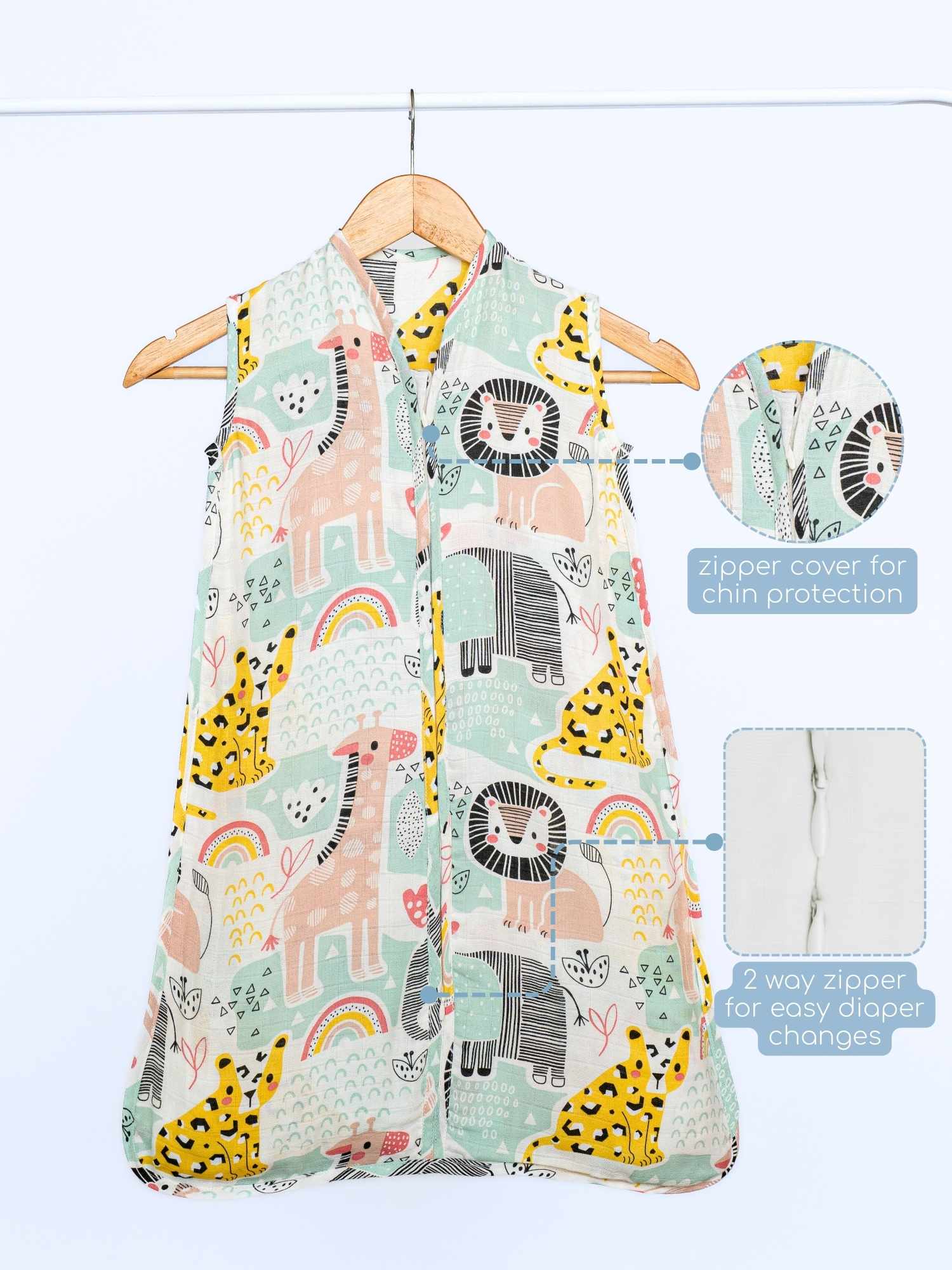 bamboo muslin sleeping bag