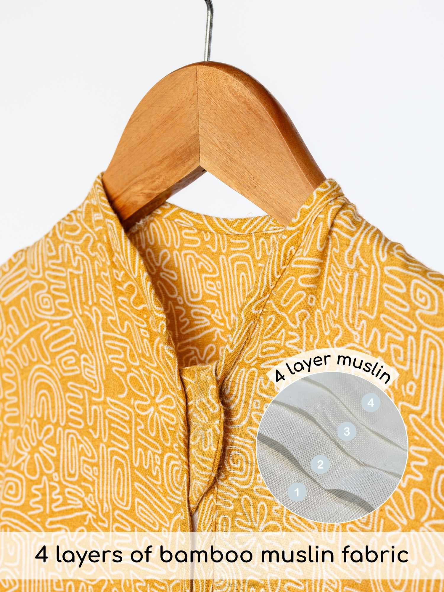bamboo muslin sleeping bag