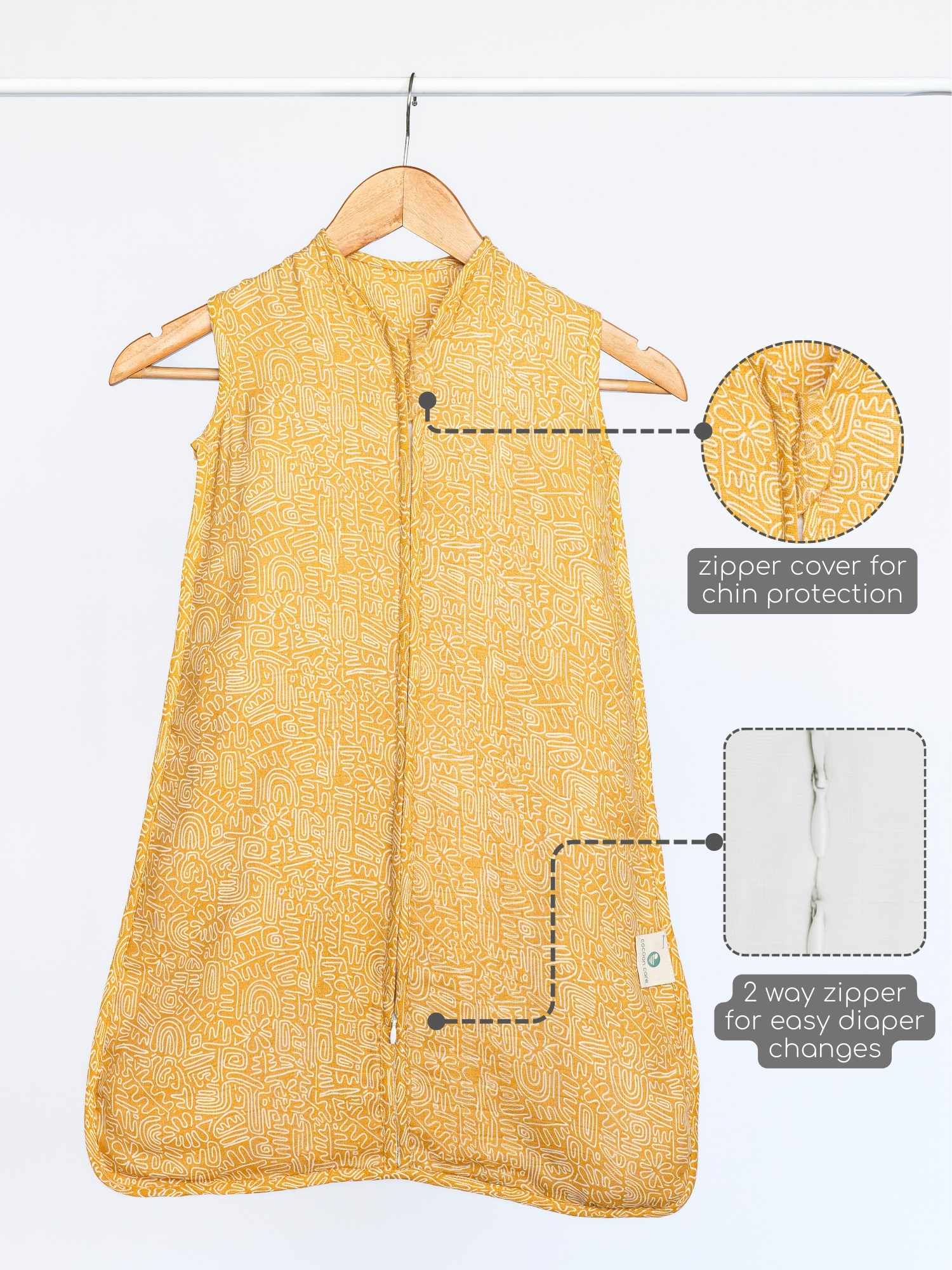 bamboo muslin sleeping bag
