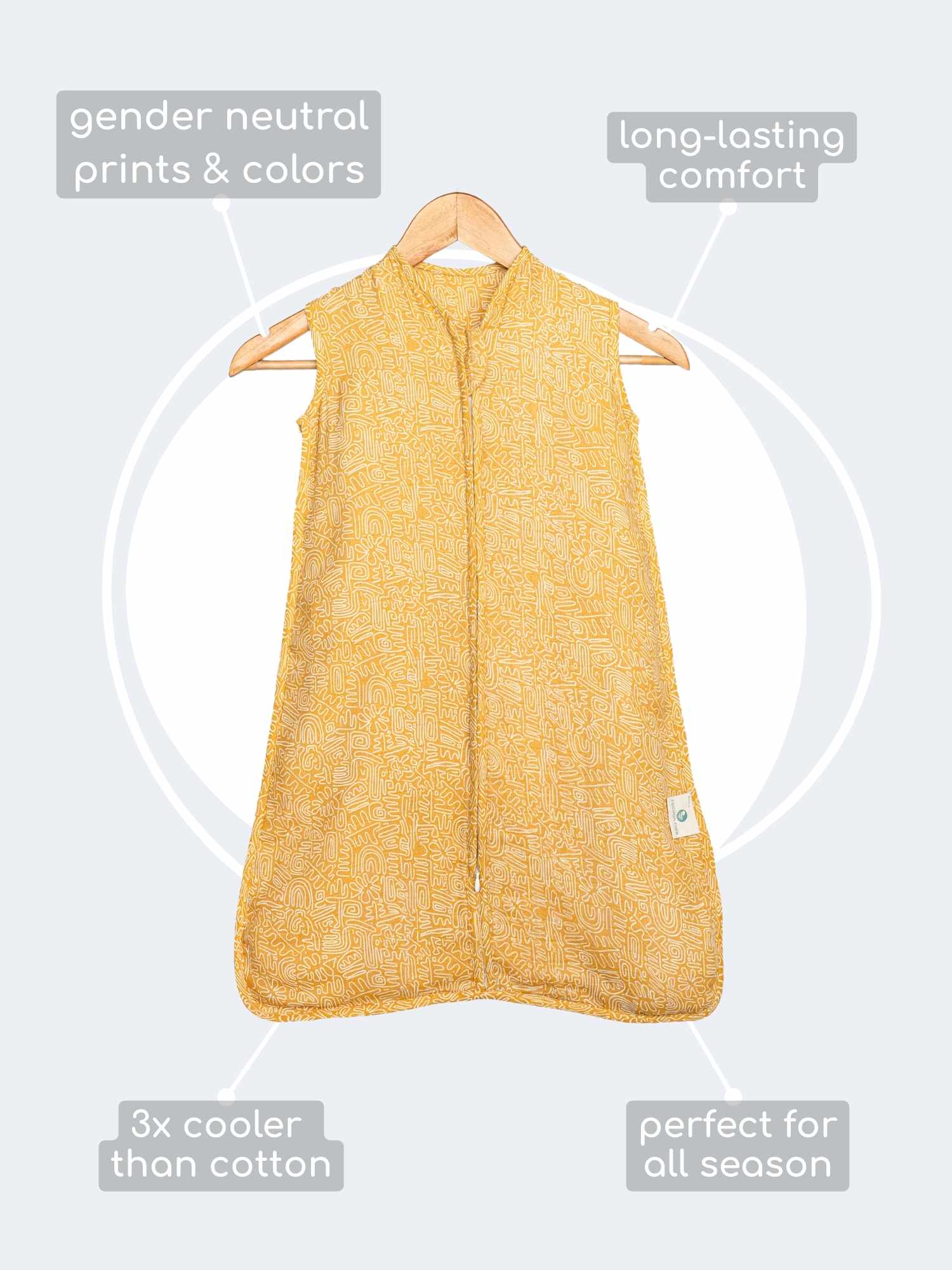bamboo muslin sleeping bag