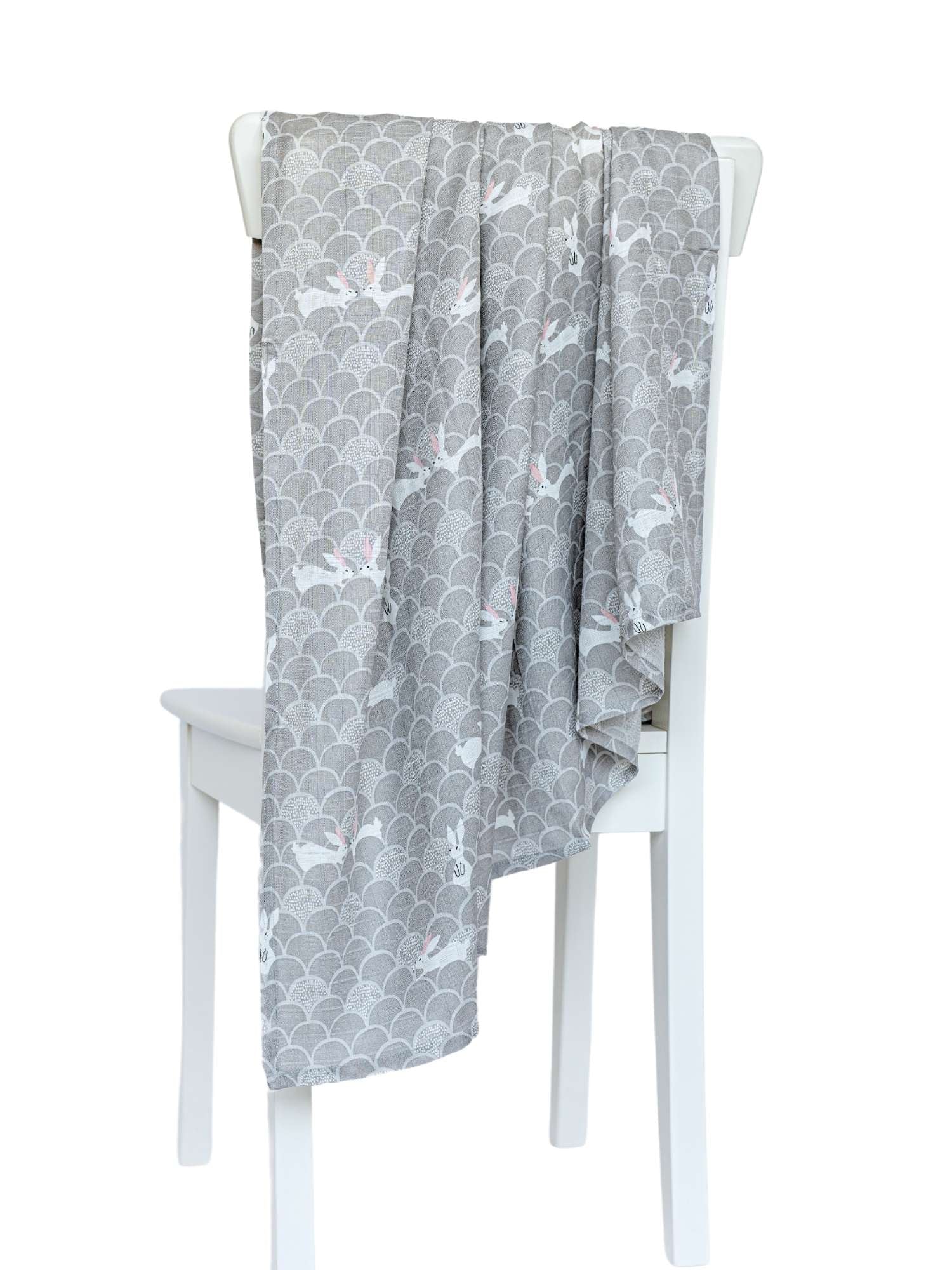 bamboo muslin swaddle - abstract world