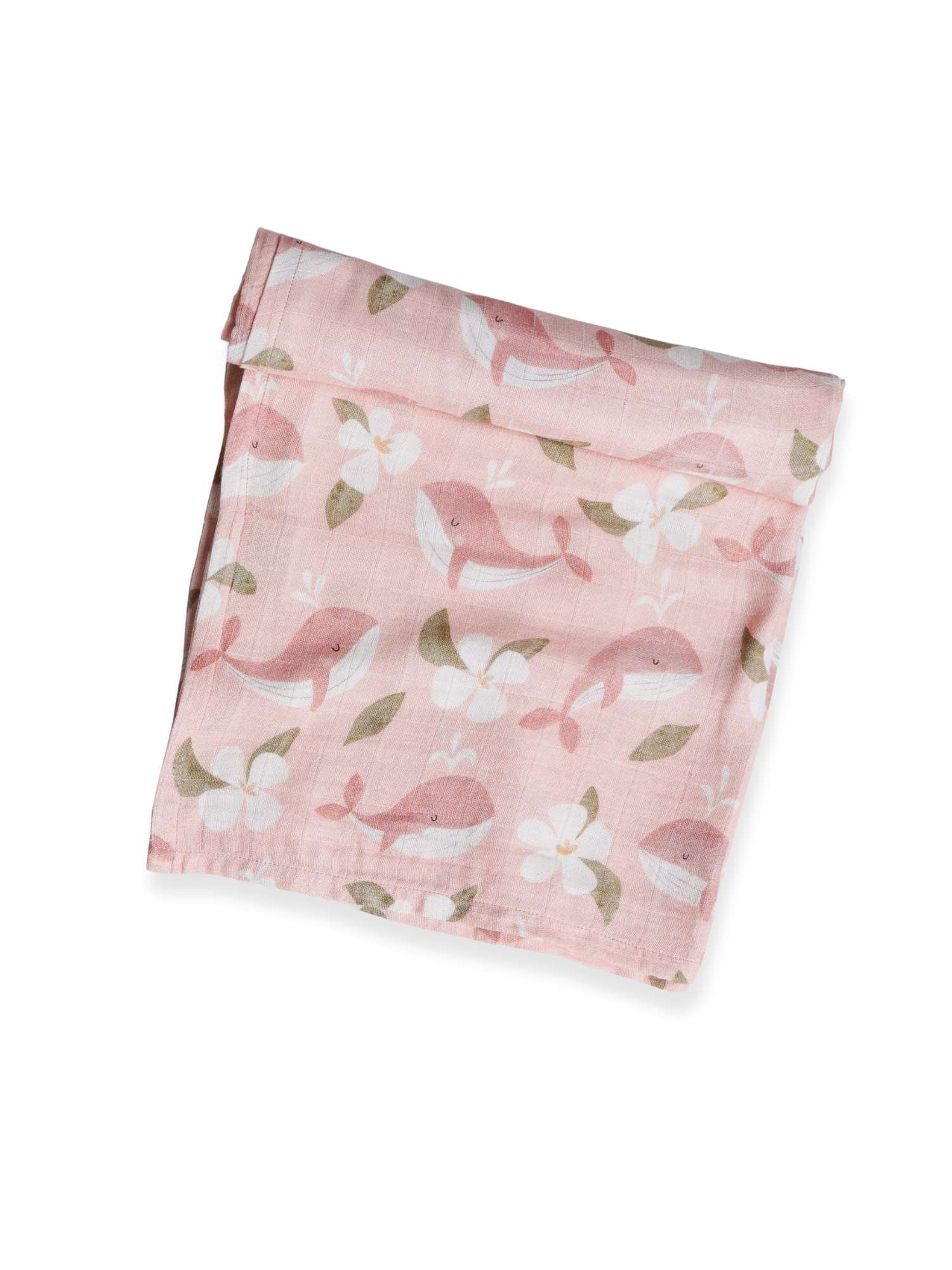 bamboo muslin swaddle - by the sea