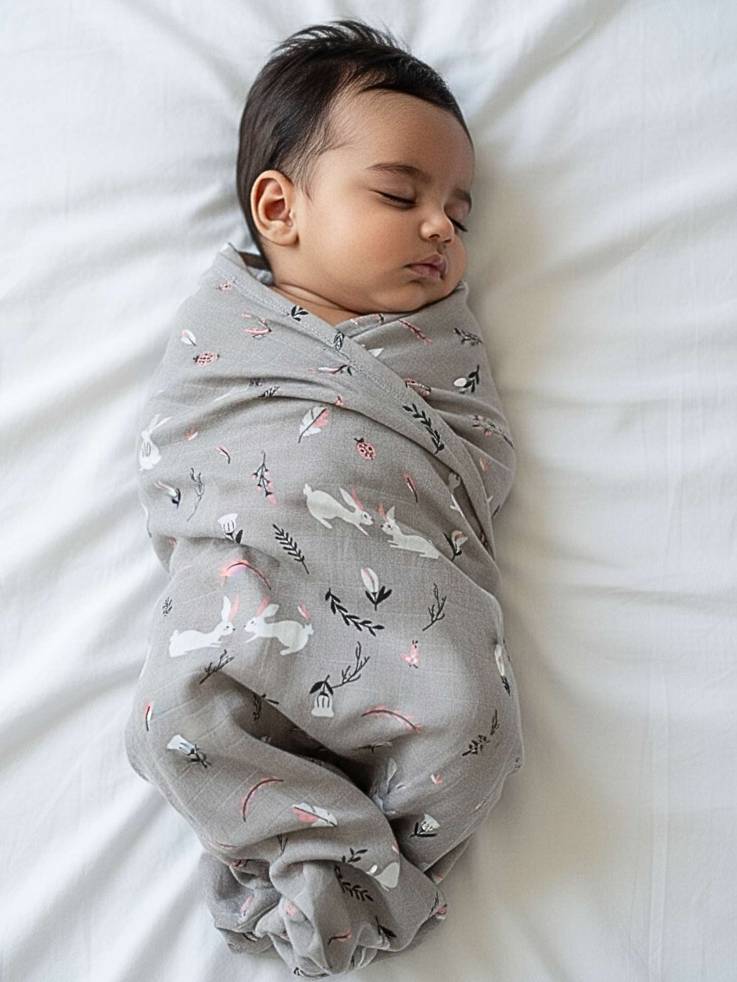bamboo muslin swaddle - into the wild