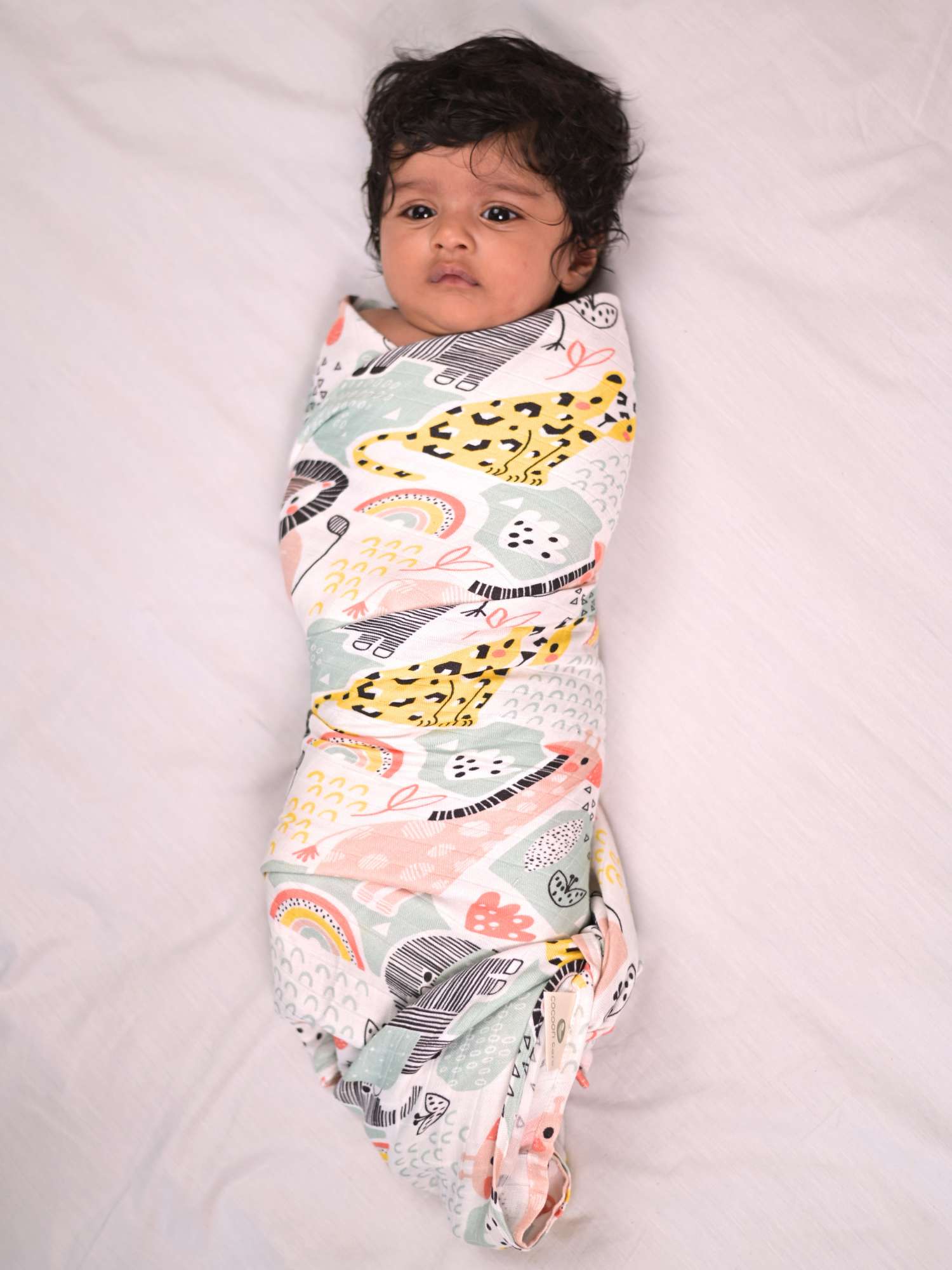 bamboo muslin swaddle - into the wild