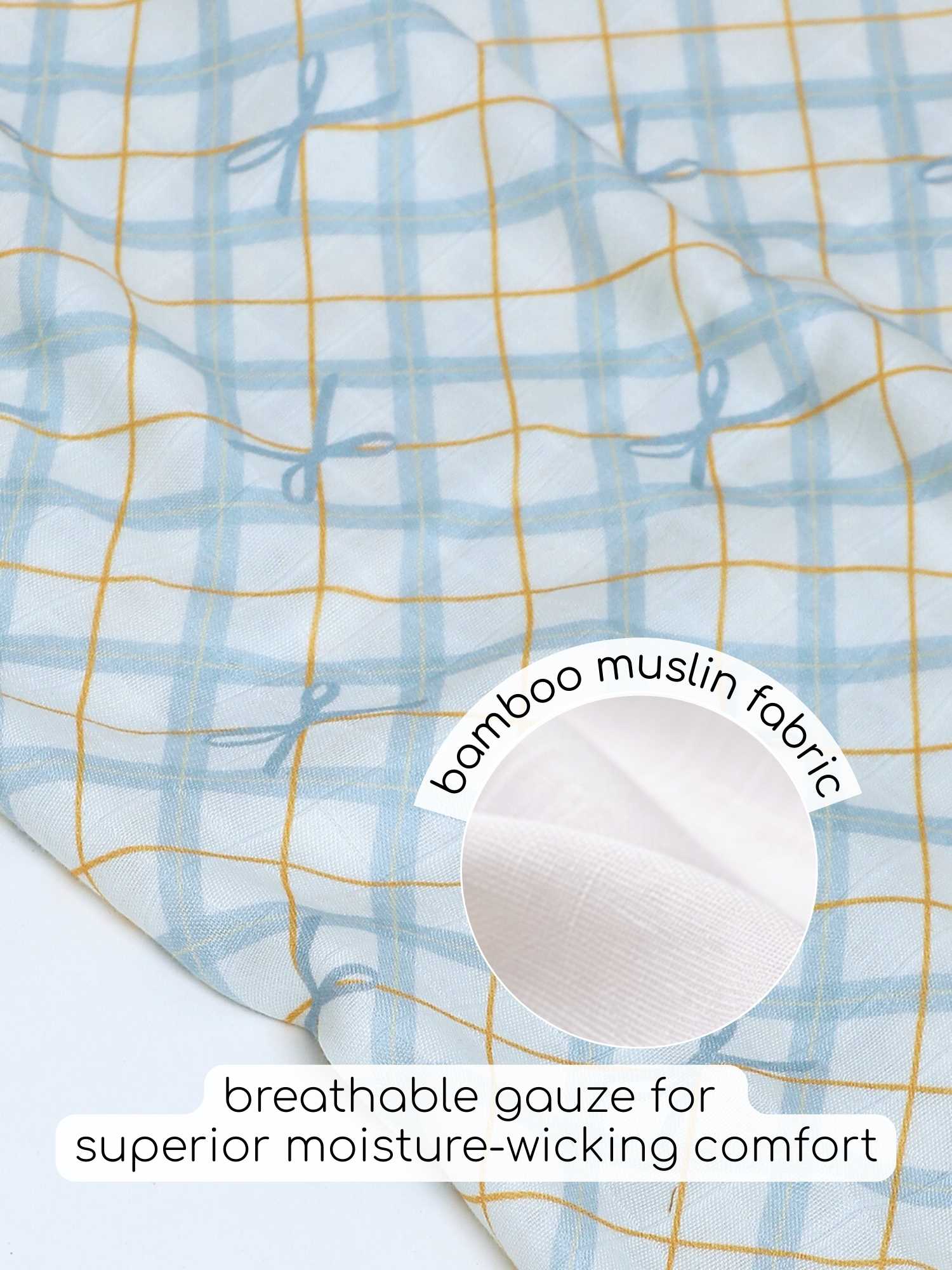 bamboo muslin swaddle pack of 2