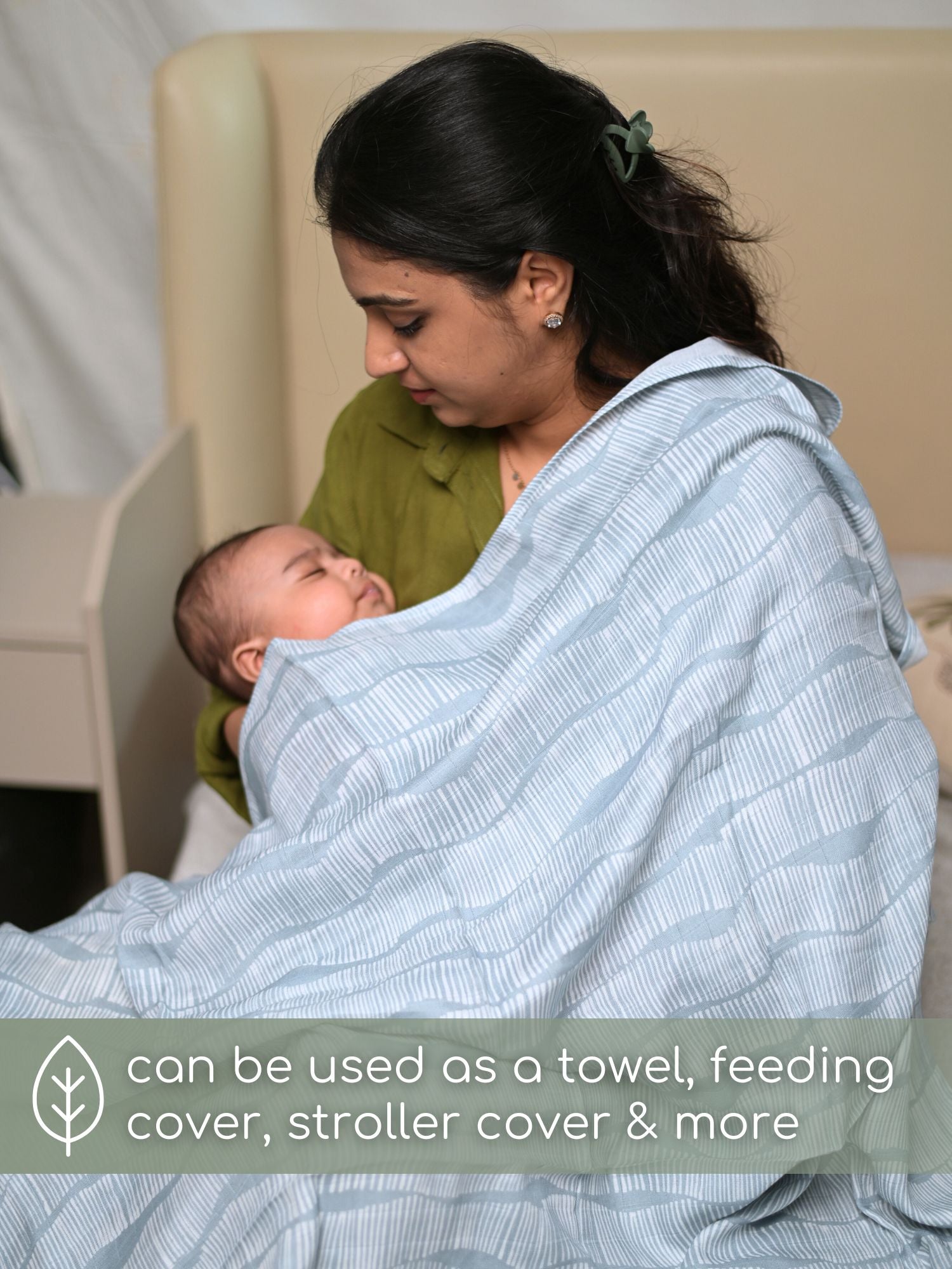bamboo muslin swaddle pack of 2
