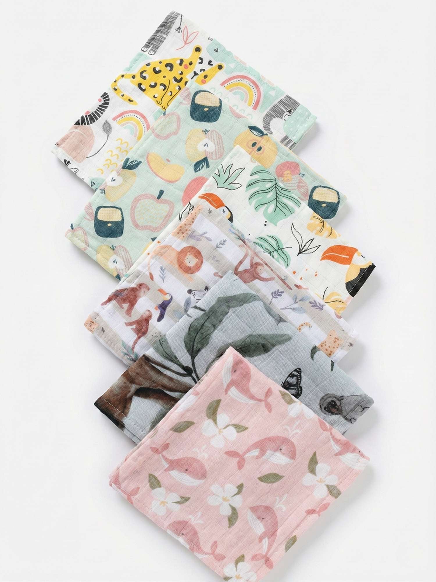 bamboo muslin wash cloth pack of 6