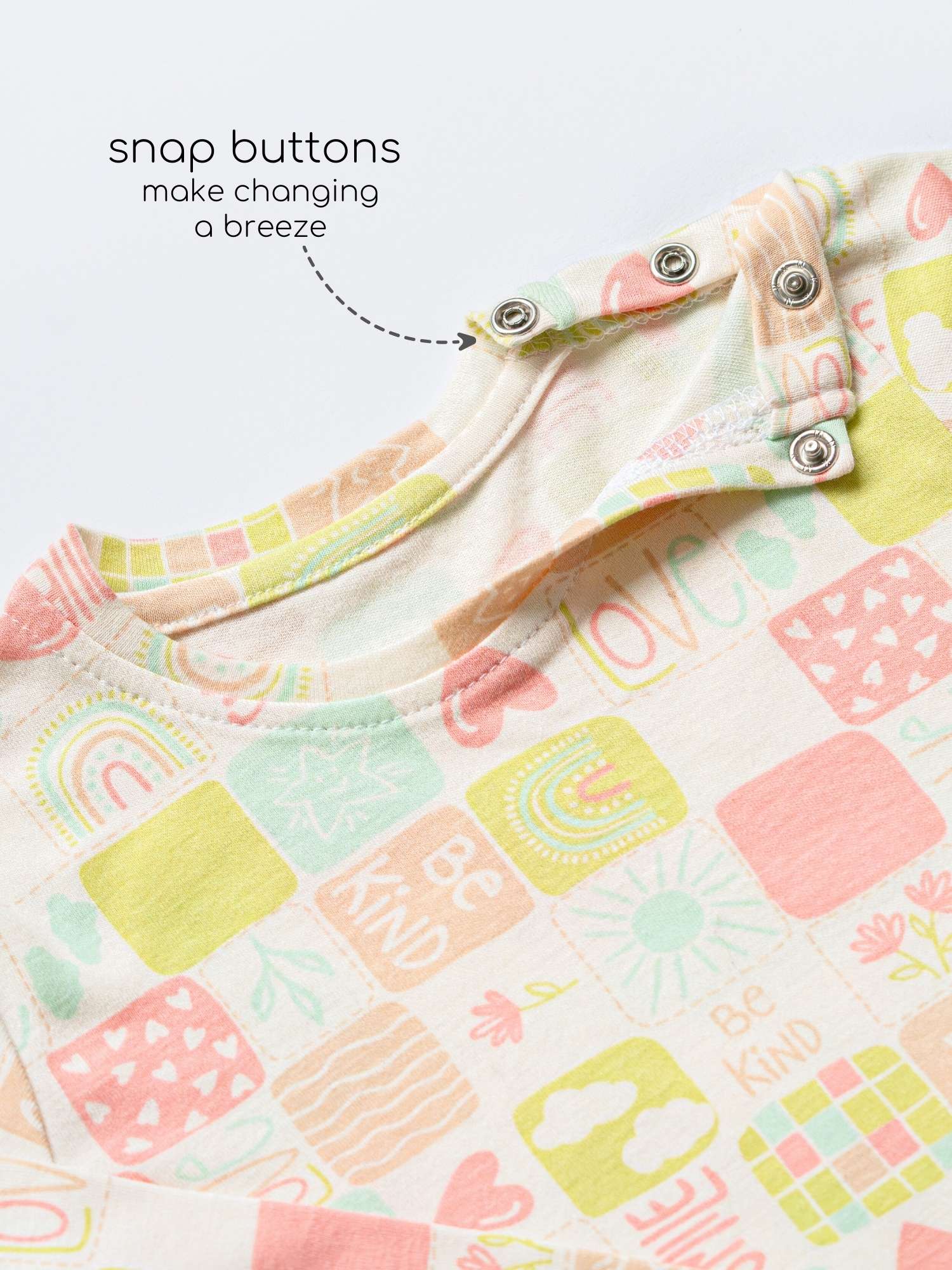 bamboo short sleeve pajama co-ord set