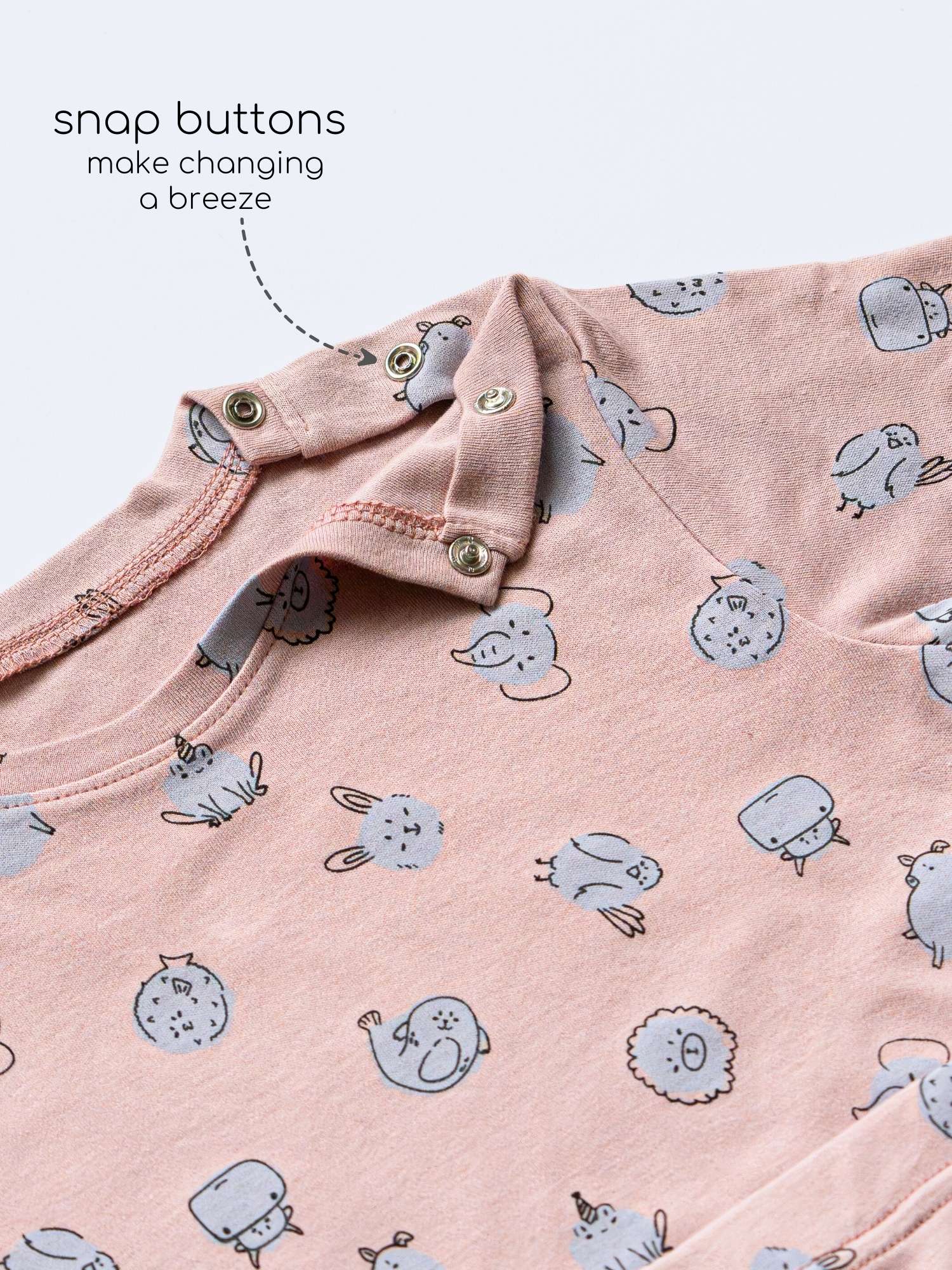 bamboo short sleeve pajama co-ord set