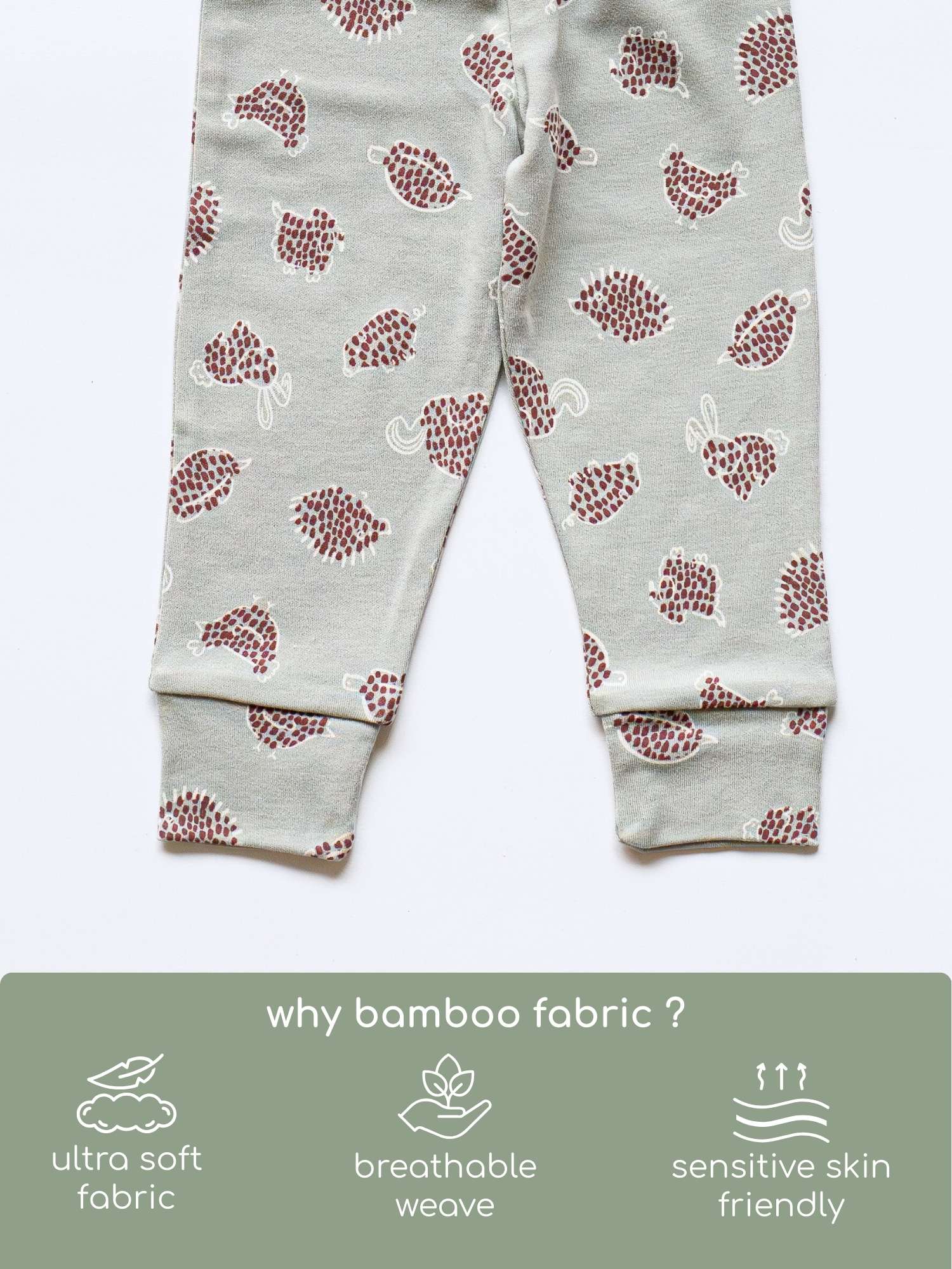 bamboo short sleeve pajama co-ord set