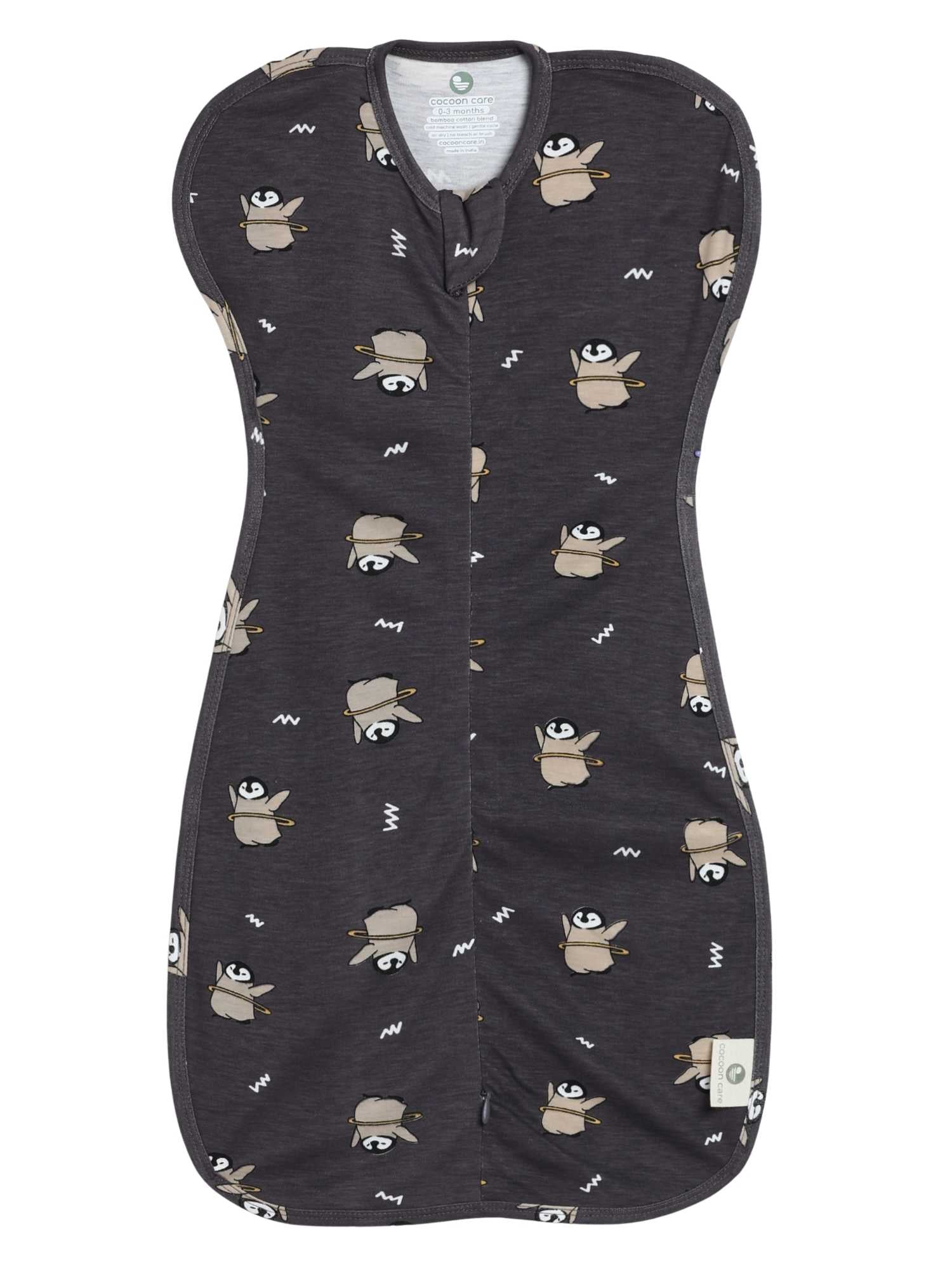 bamboo hands up swaddle pod for baby - prints