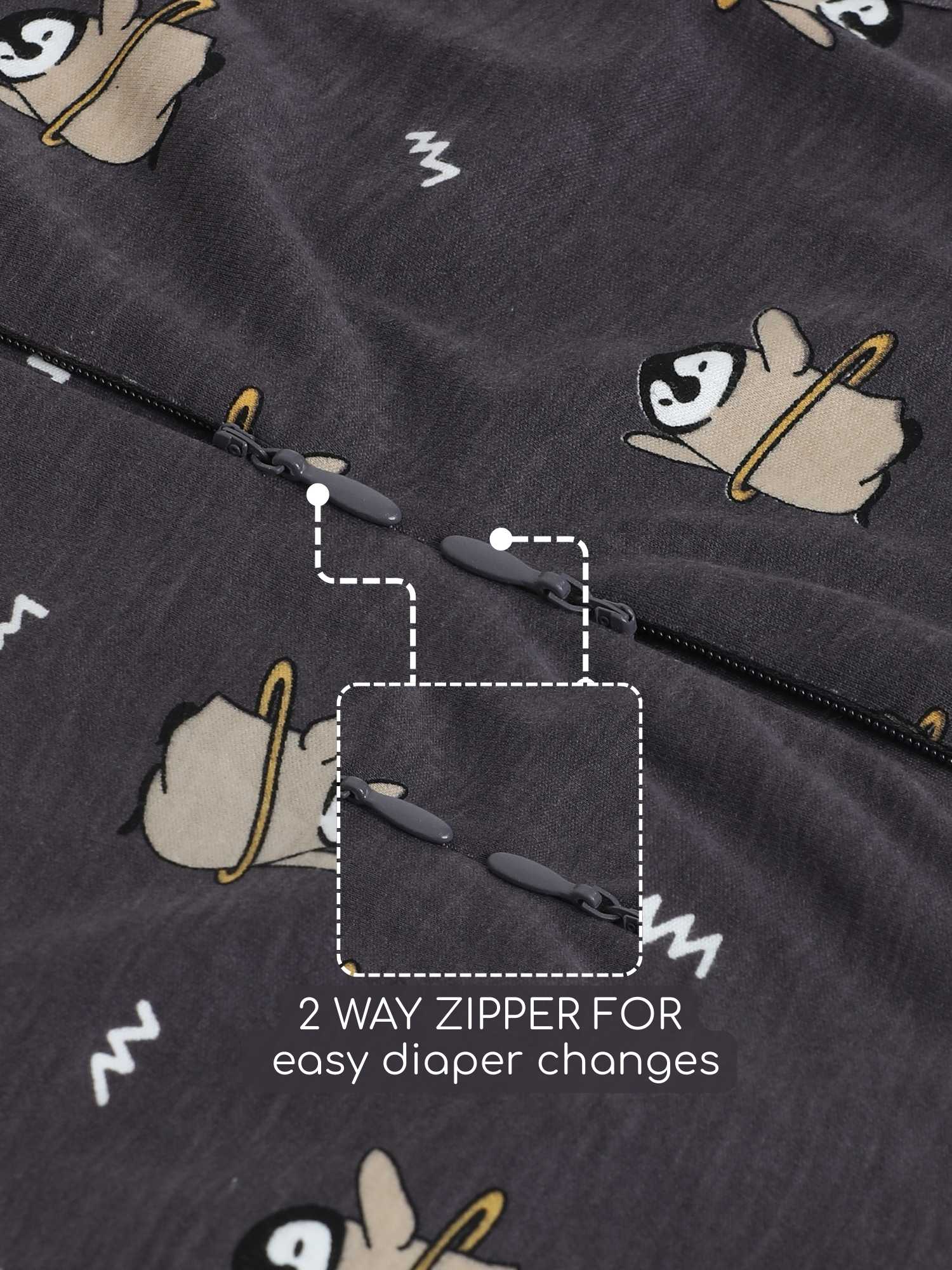 bamboo hands up swaddle pod for baby - prints