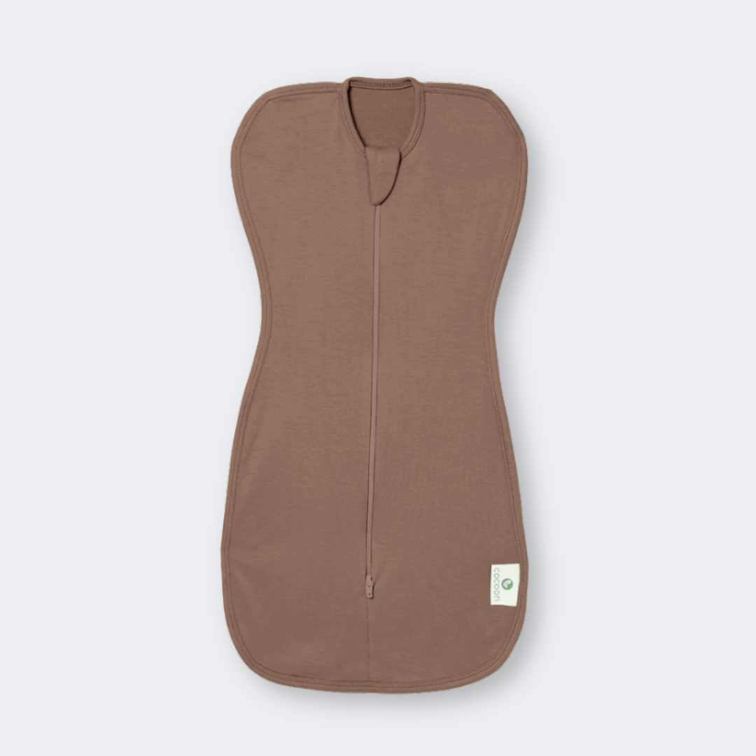 bamboo arms up swaddle pod for baby - solid colours