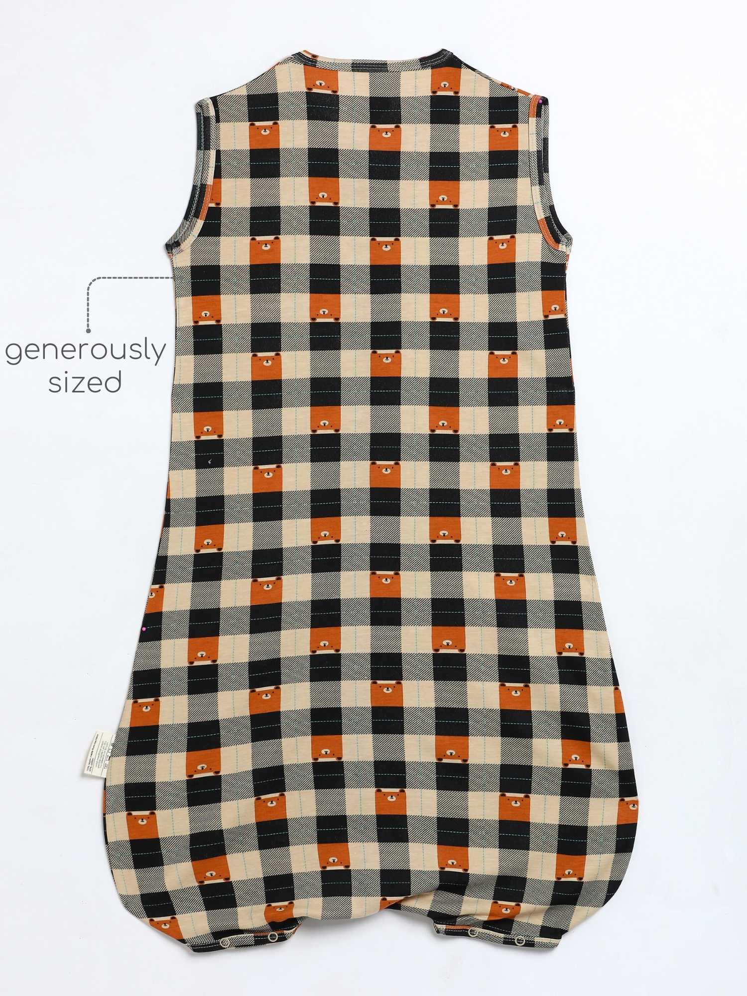 bamboo sleeping bag with foot opening - prints