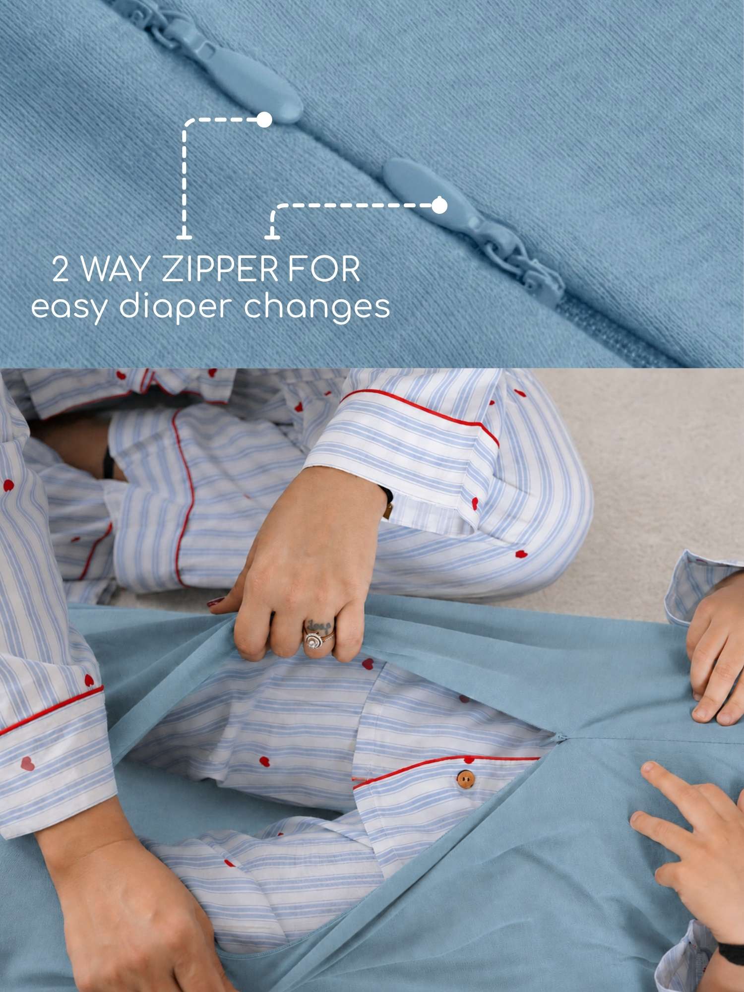 bamboo sleeping bag with foot opening