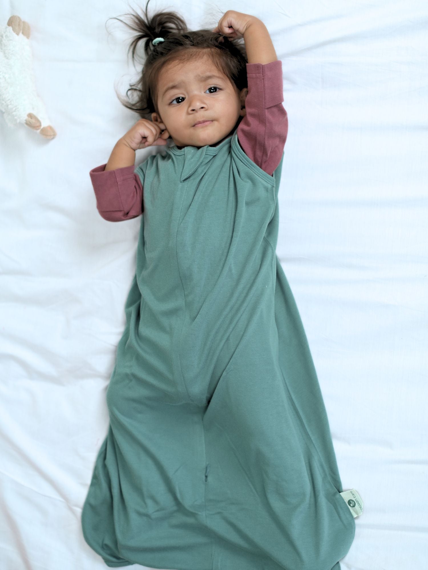 bamboo sleeping bag with foot opening