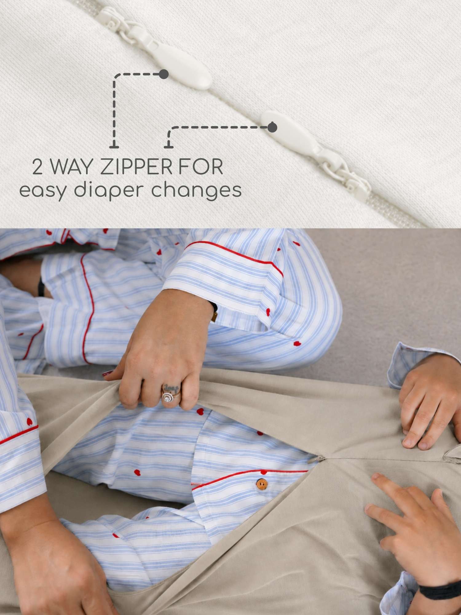 bamboo sleeping bag with foot opening