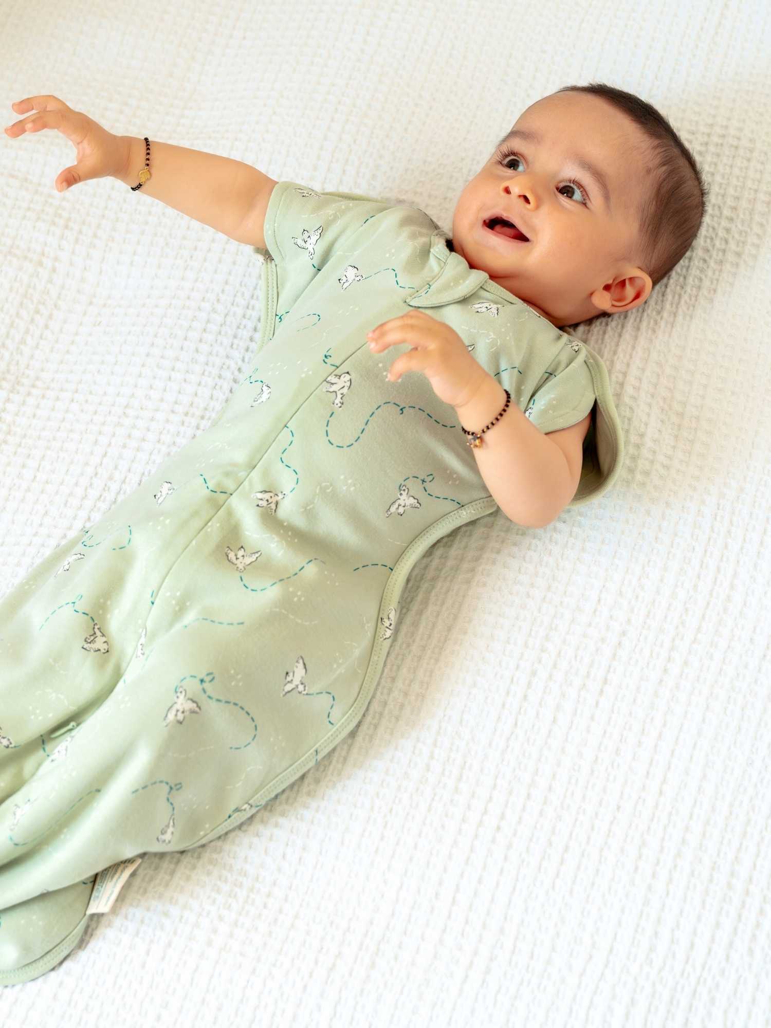 bamboo sleeping bag with foot opening - prints