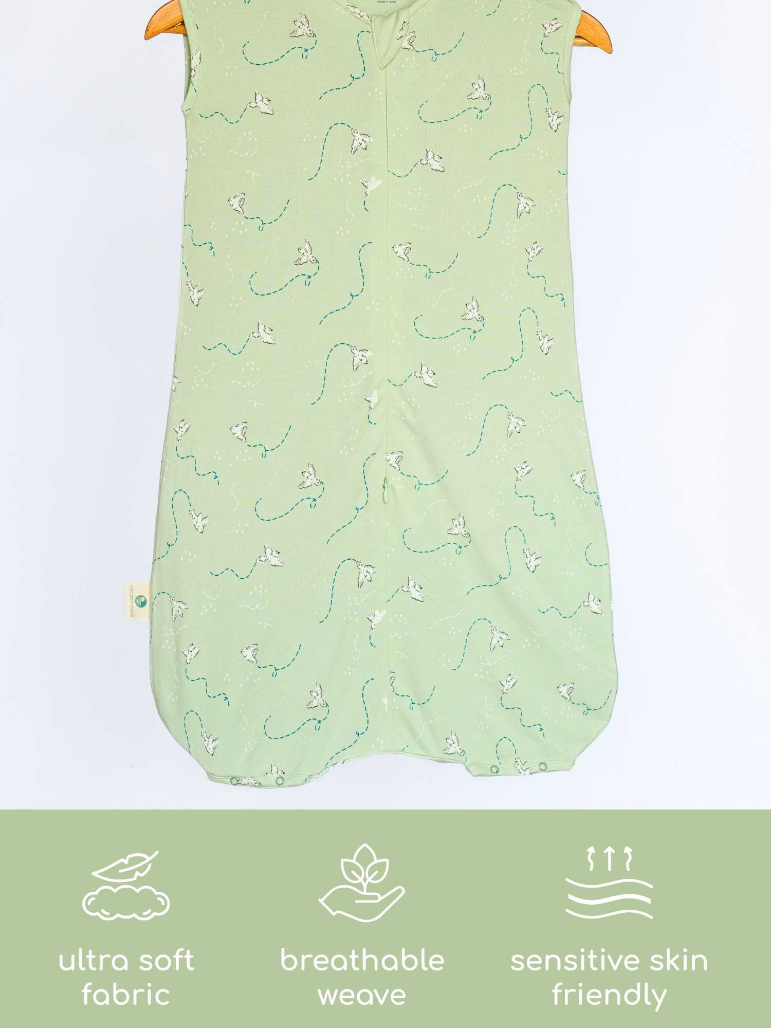 bamboo sleeping bag with foot opening