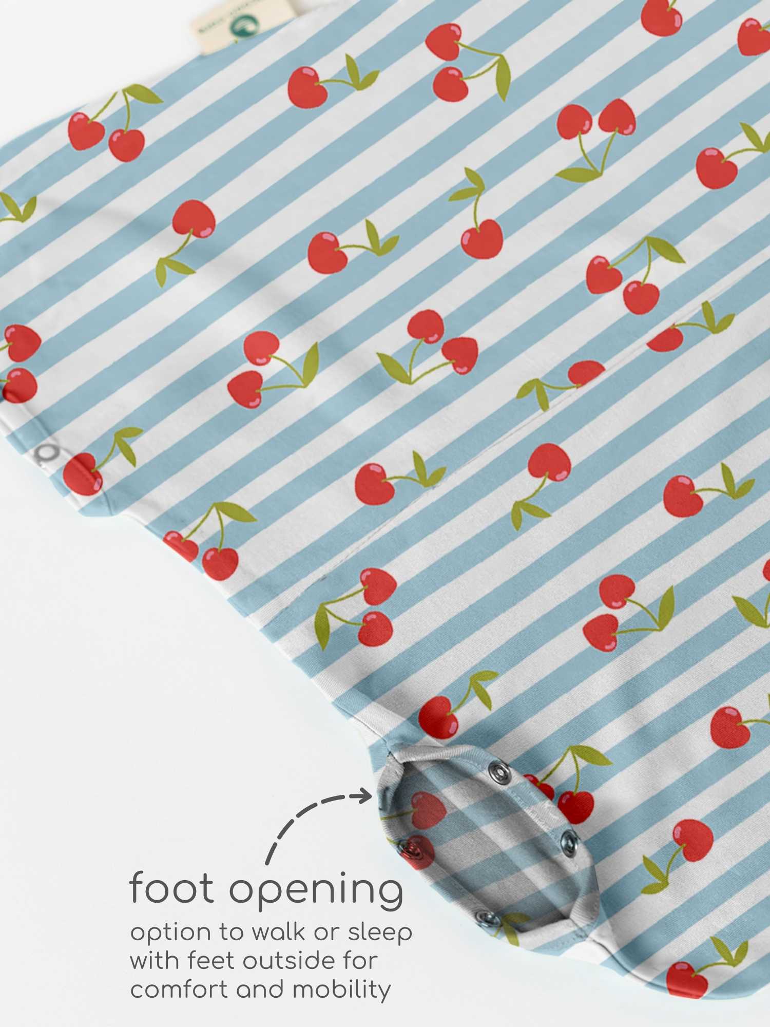 bamboo sleeping bag with foot opening