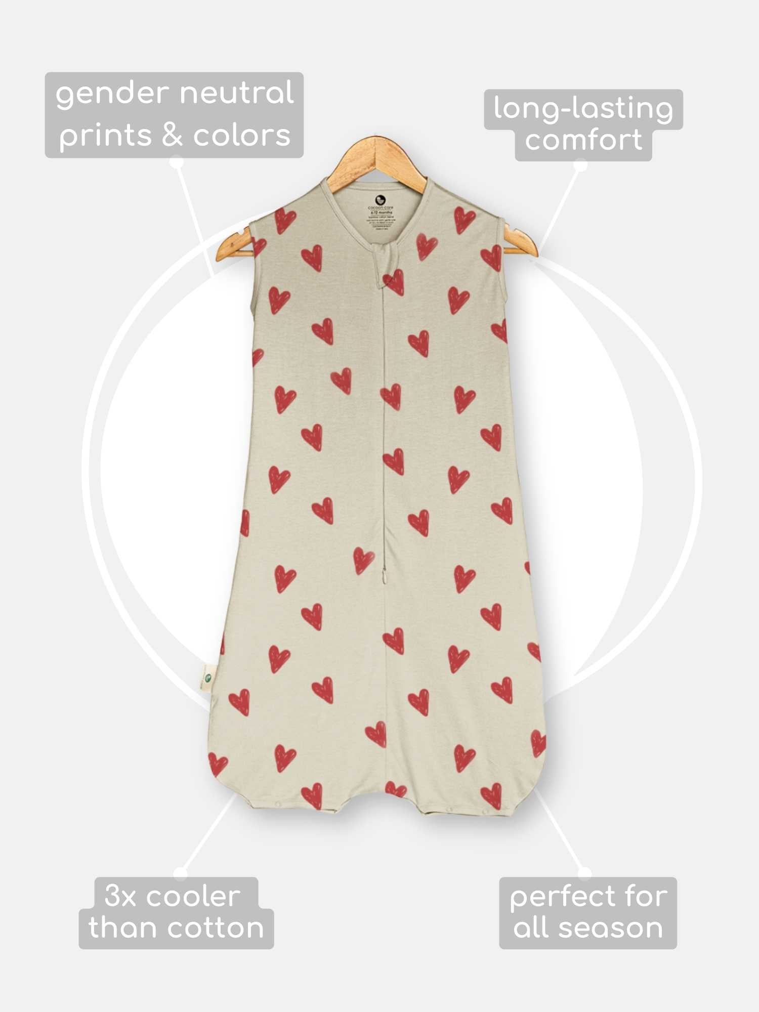 bamboo sleeping bag with foot opening - prints