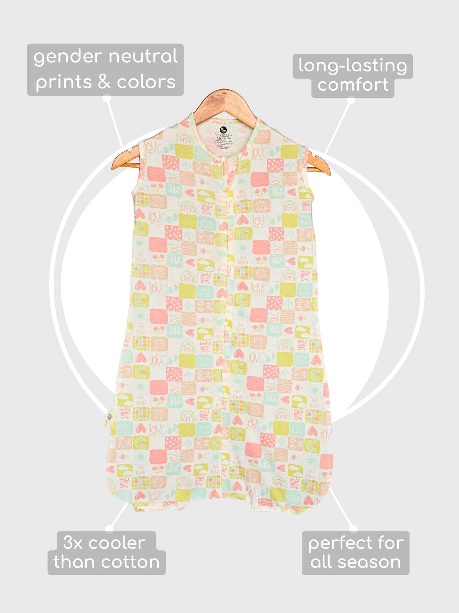 bamboo sleeping bag with foot opening