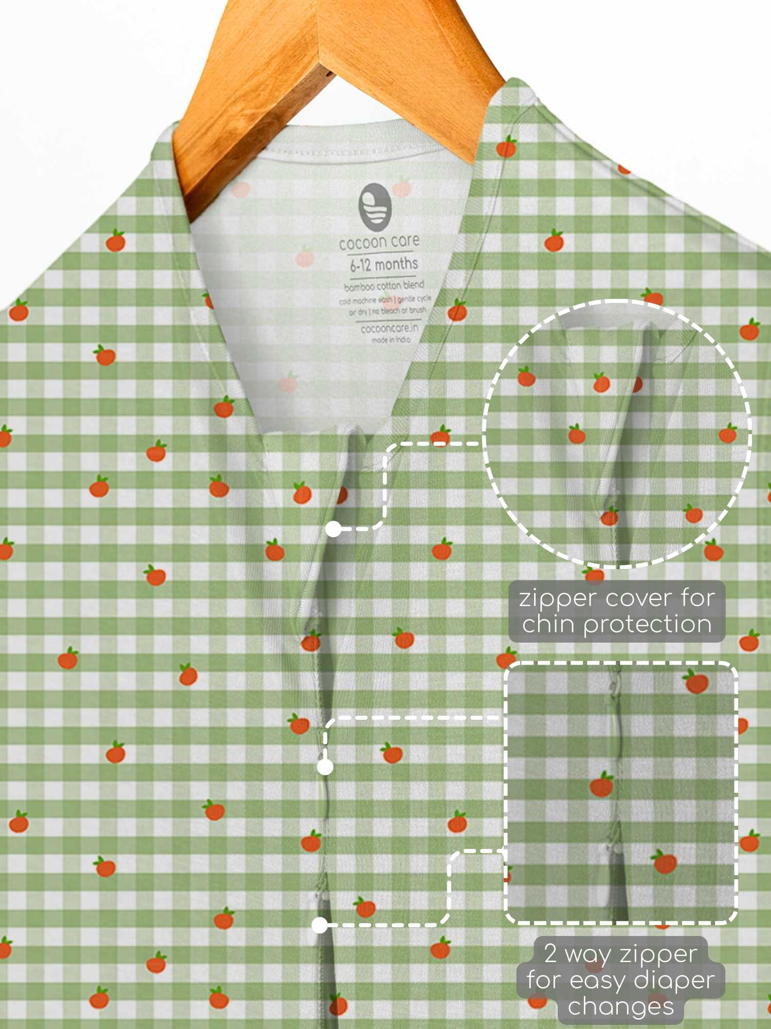 bamboo sleeping bag with foot opening - prints