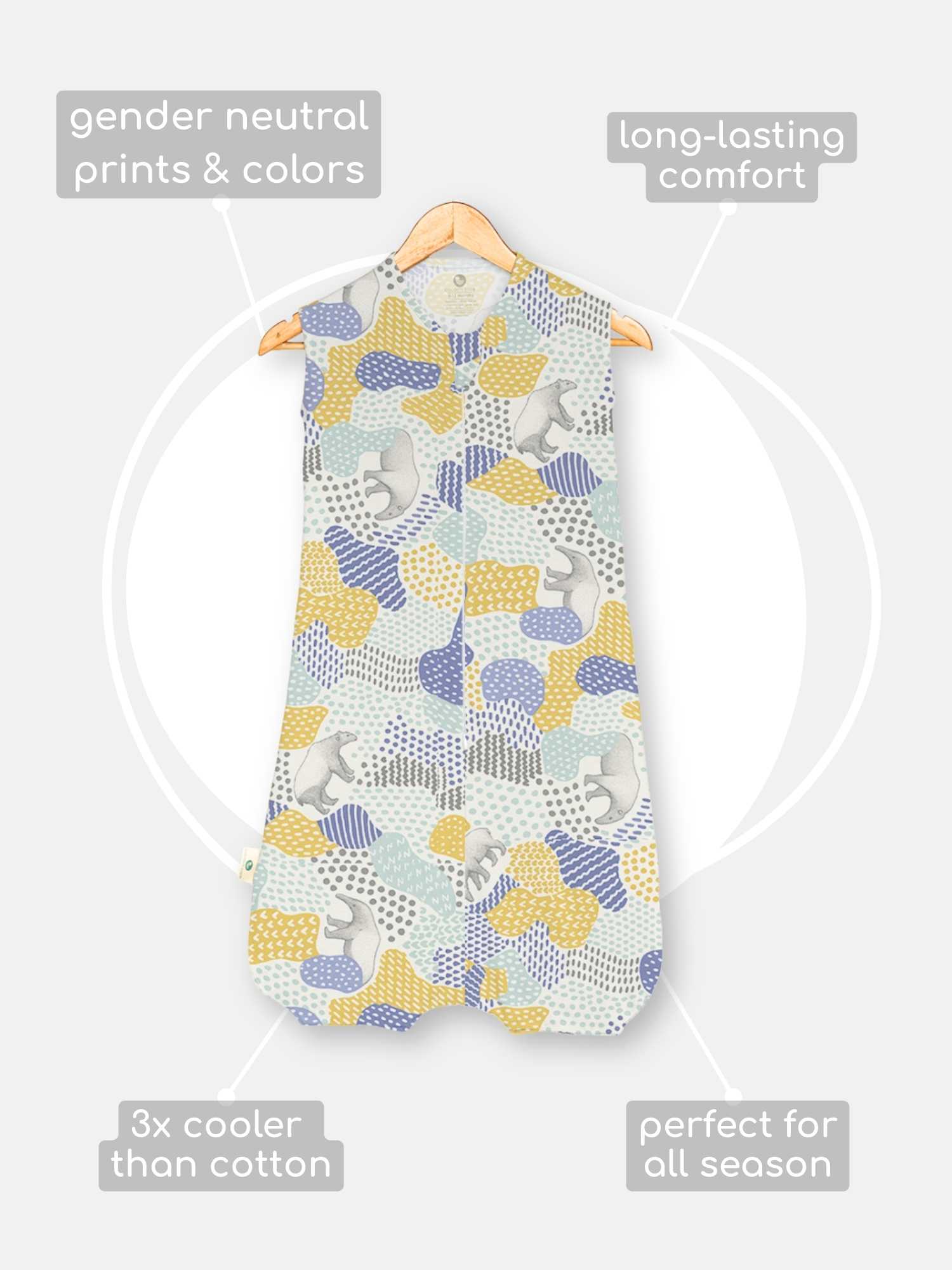 bamboo sleeping bag with foot opening