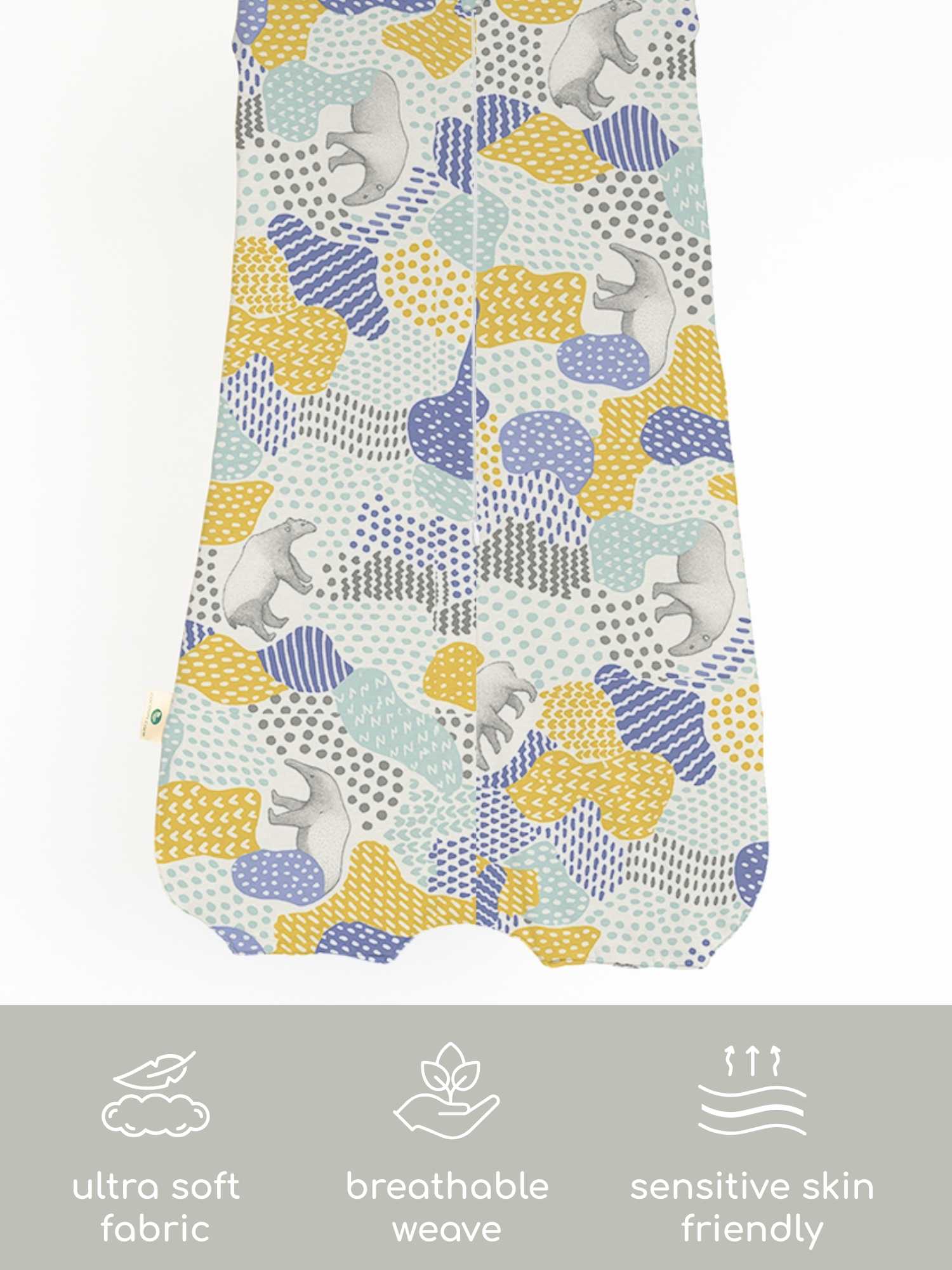 bamboo sleeping bag with foot opening