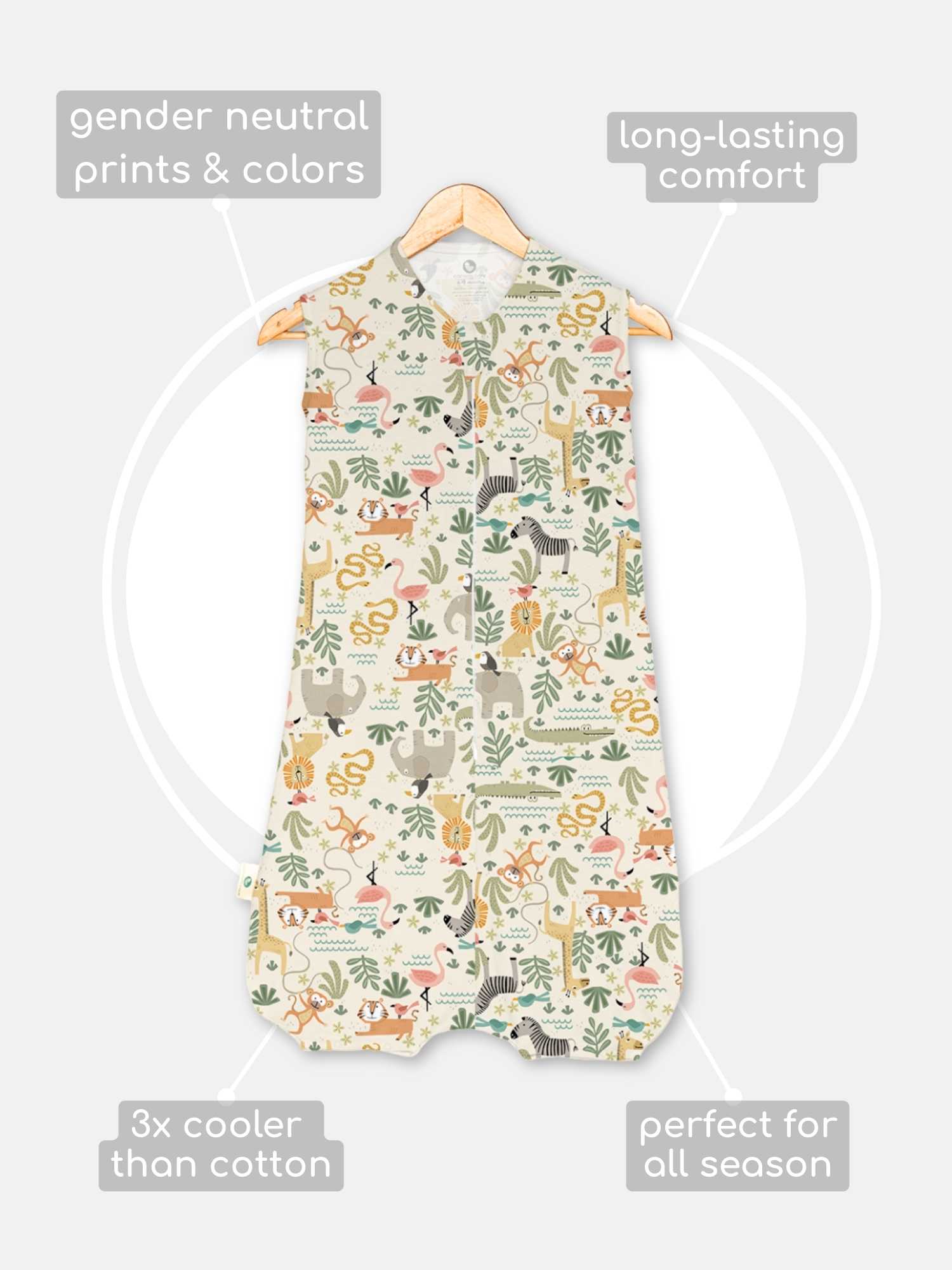 bamboo sleeping bag with foot opening