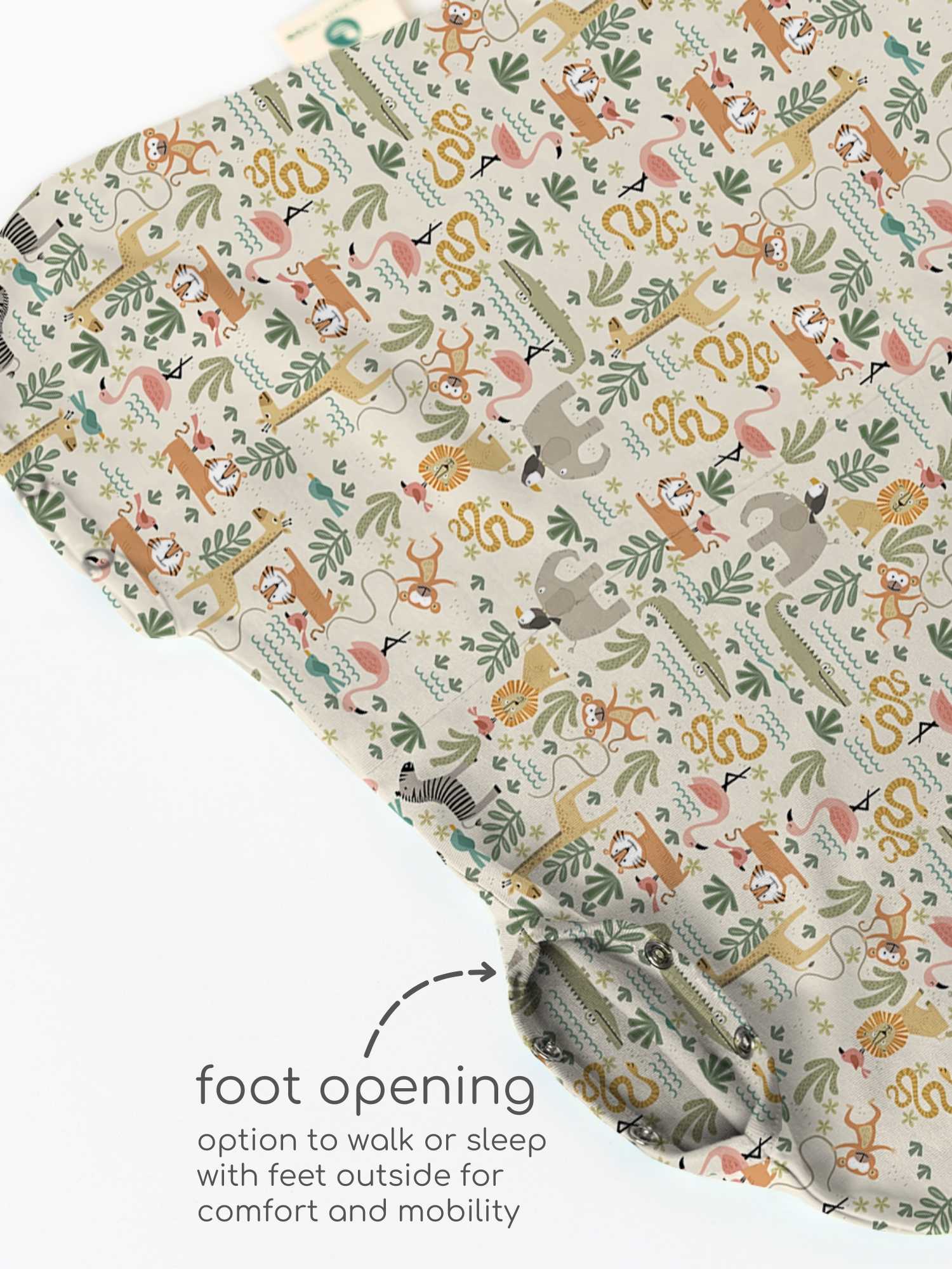 bamboo sleeping bag with foot opening