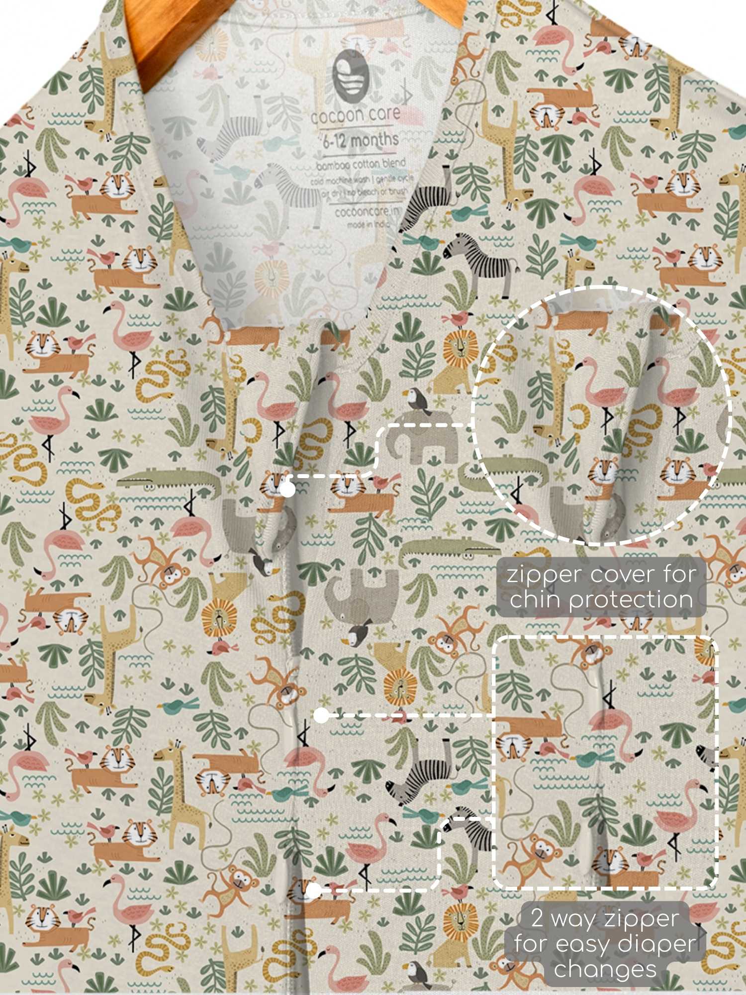 bamboo sleeping bag with foot opening