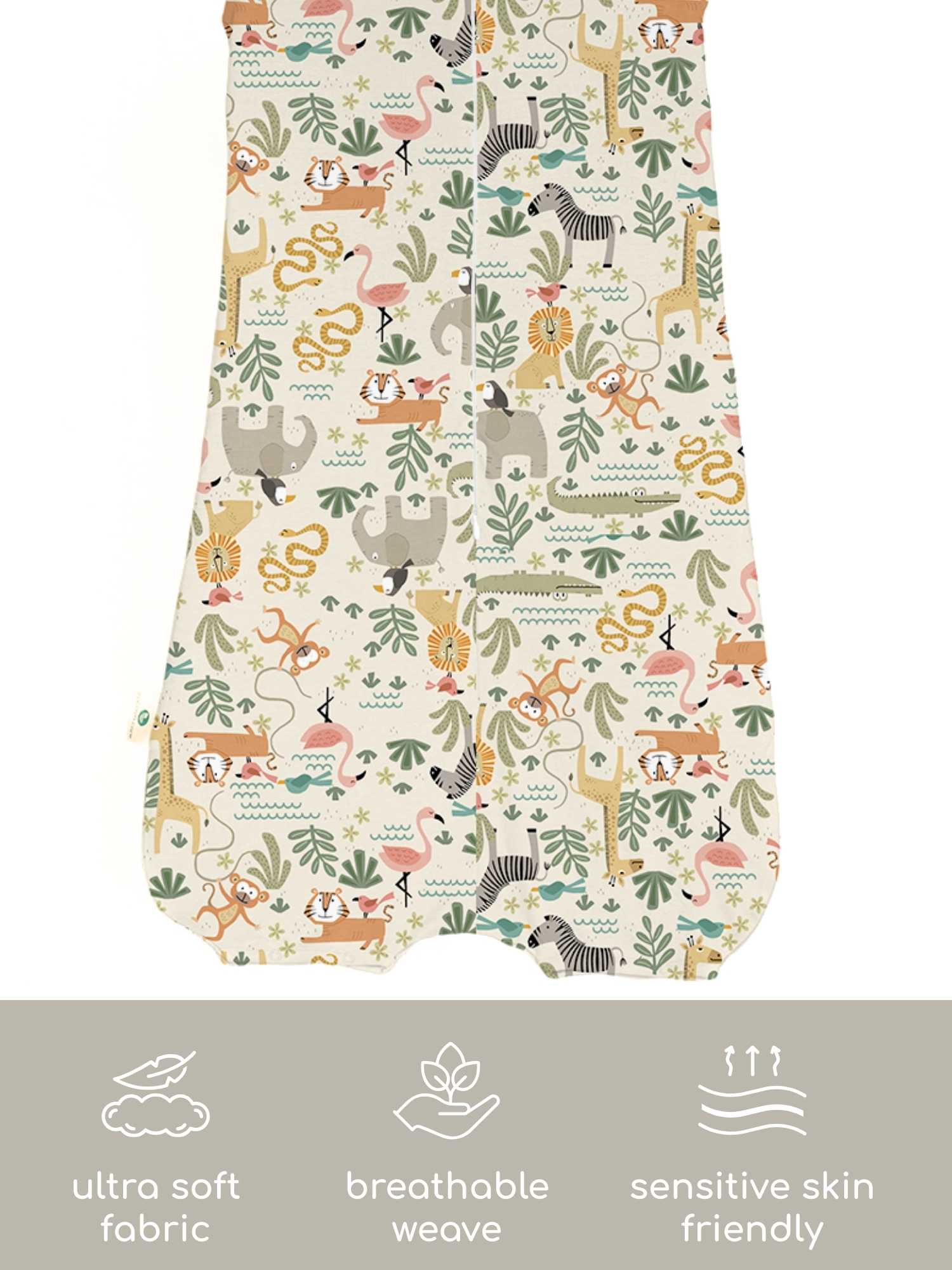 bamboo sleeping bag with foot opening