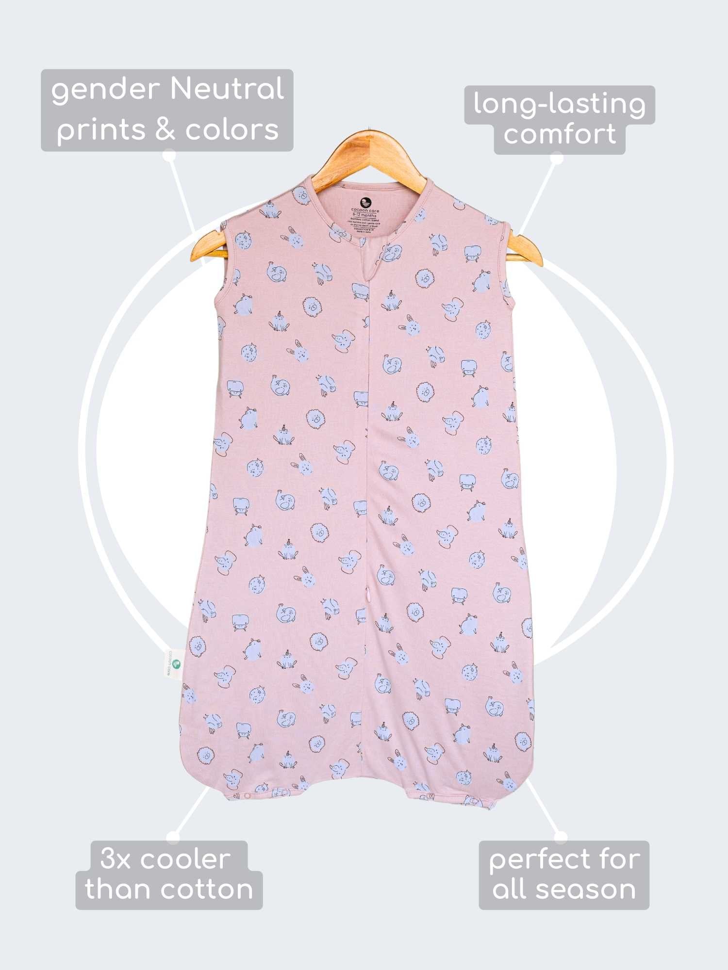 bamboo sleeping bag with foot opening