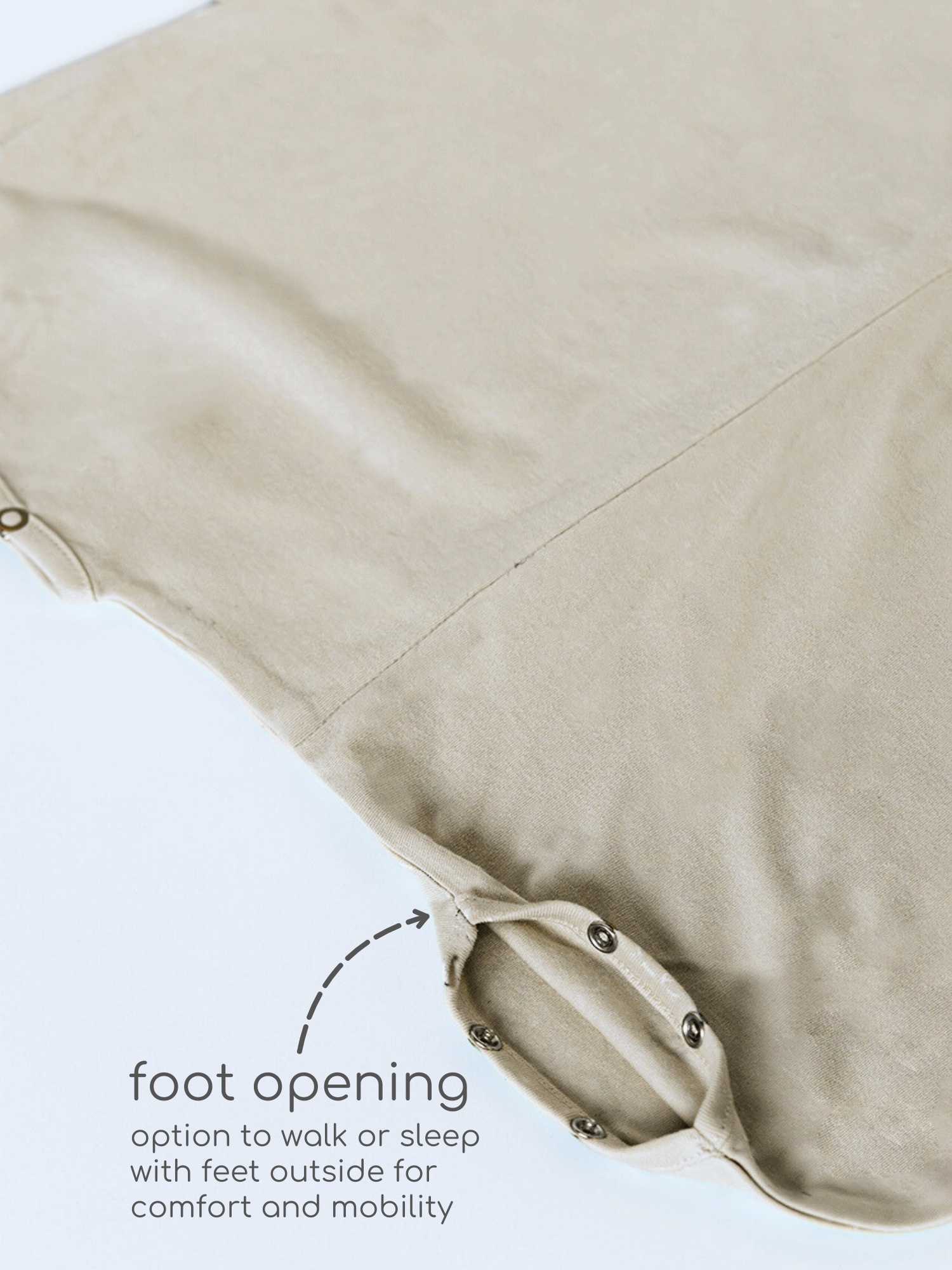 bamboo sleeping bag with foot opening