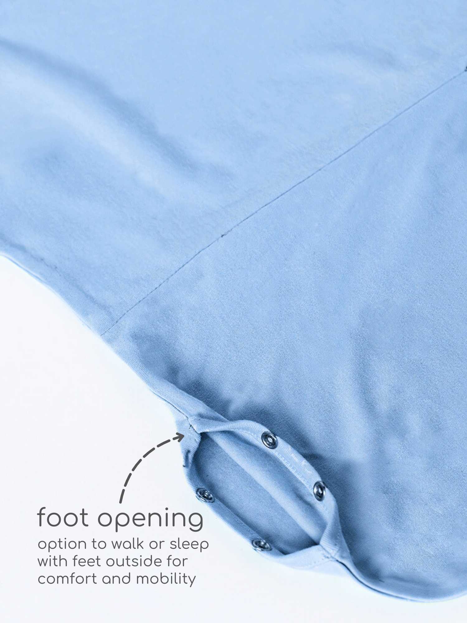 bamboo sleeping bag with foot opening