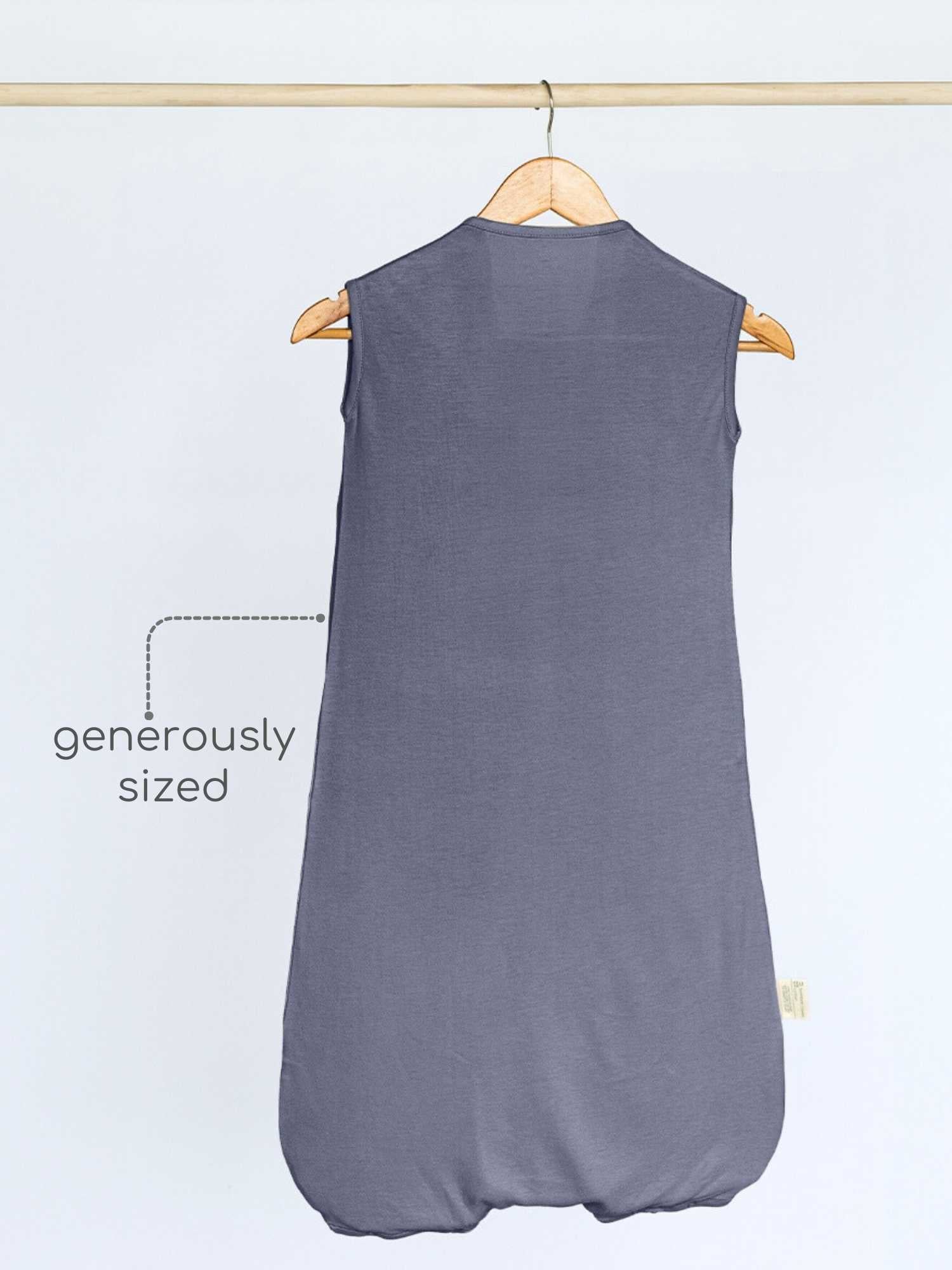 bamboo sleeping bag with foot opening - solid colours