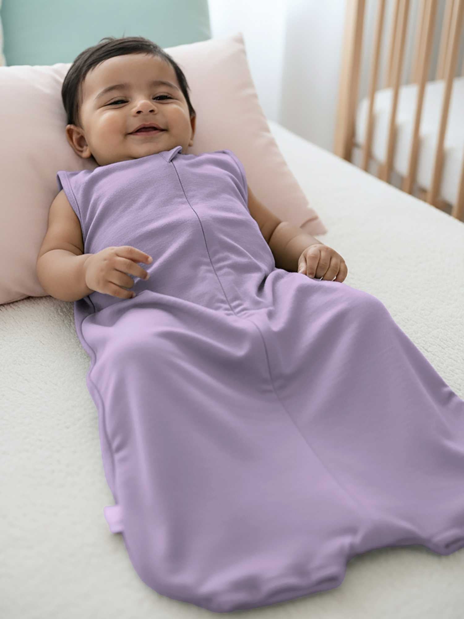 bamboo sleeping bag with foot opening - solid colours