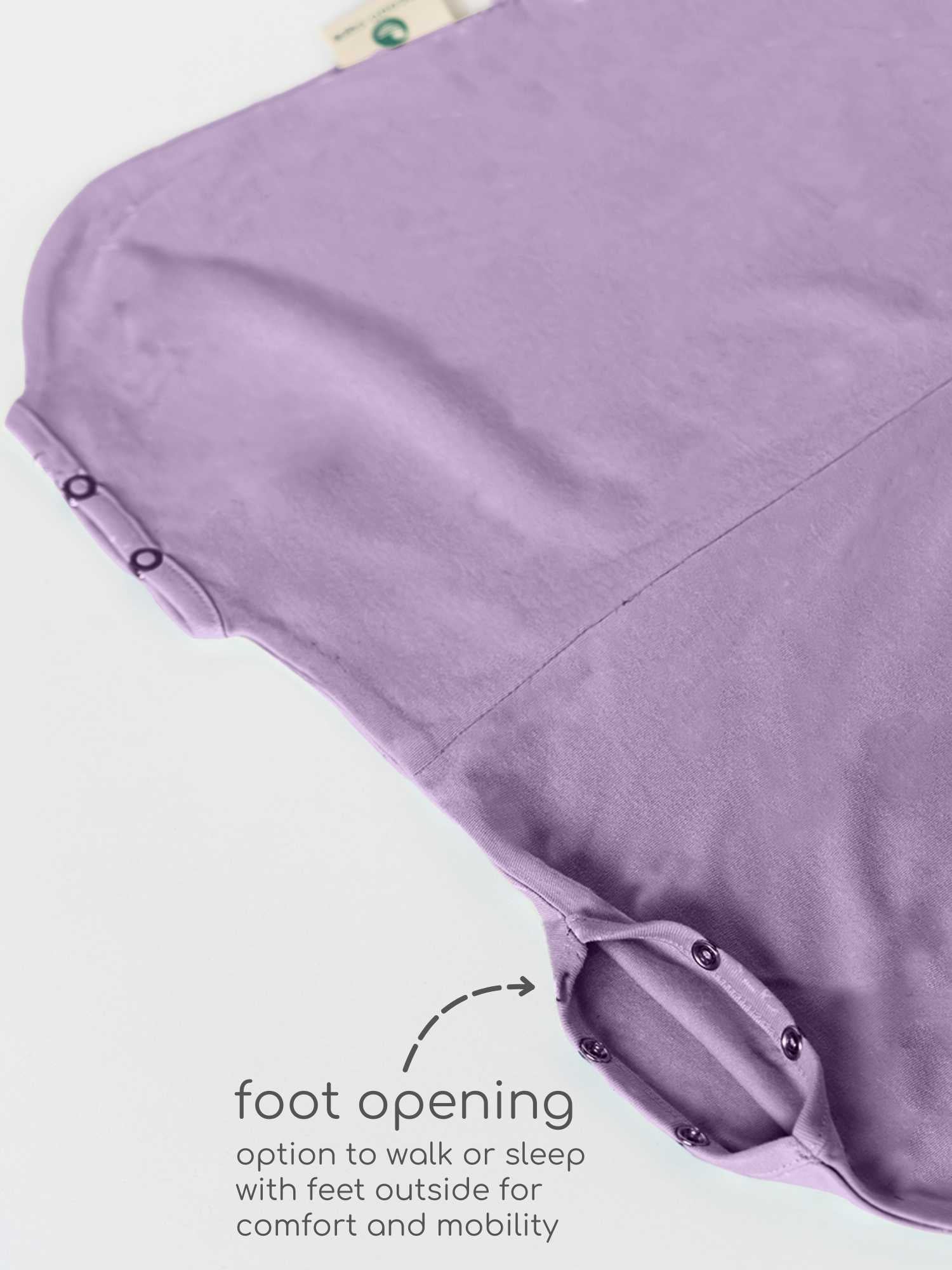 bamboo sleeping bag with foot opening - solid colours