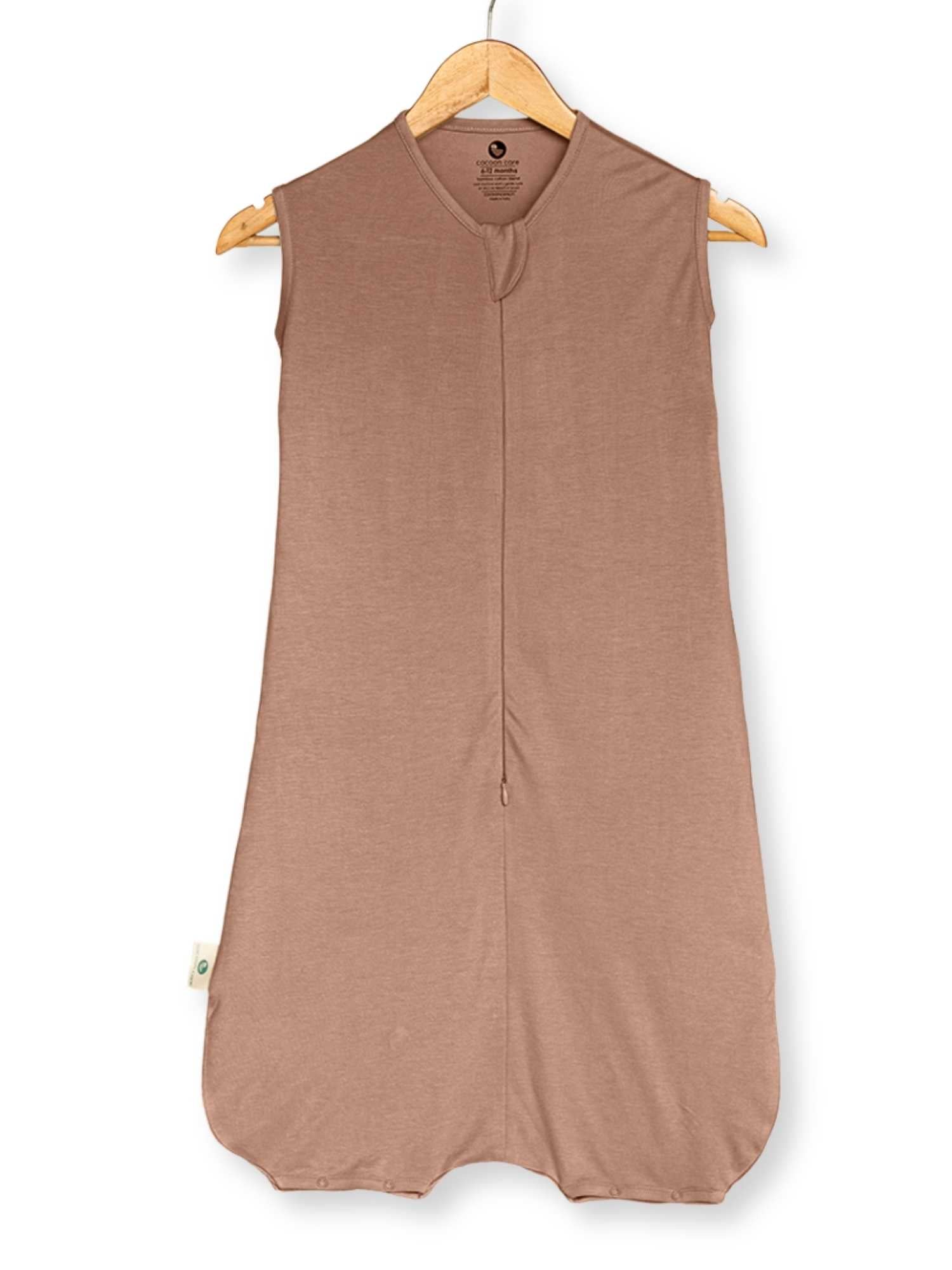 bamboo sleeping bag with foot opening - solid colours