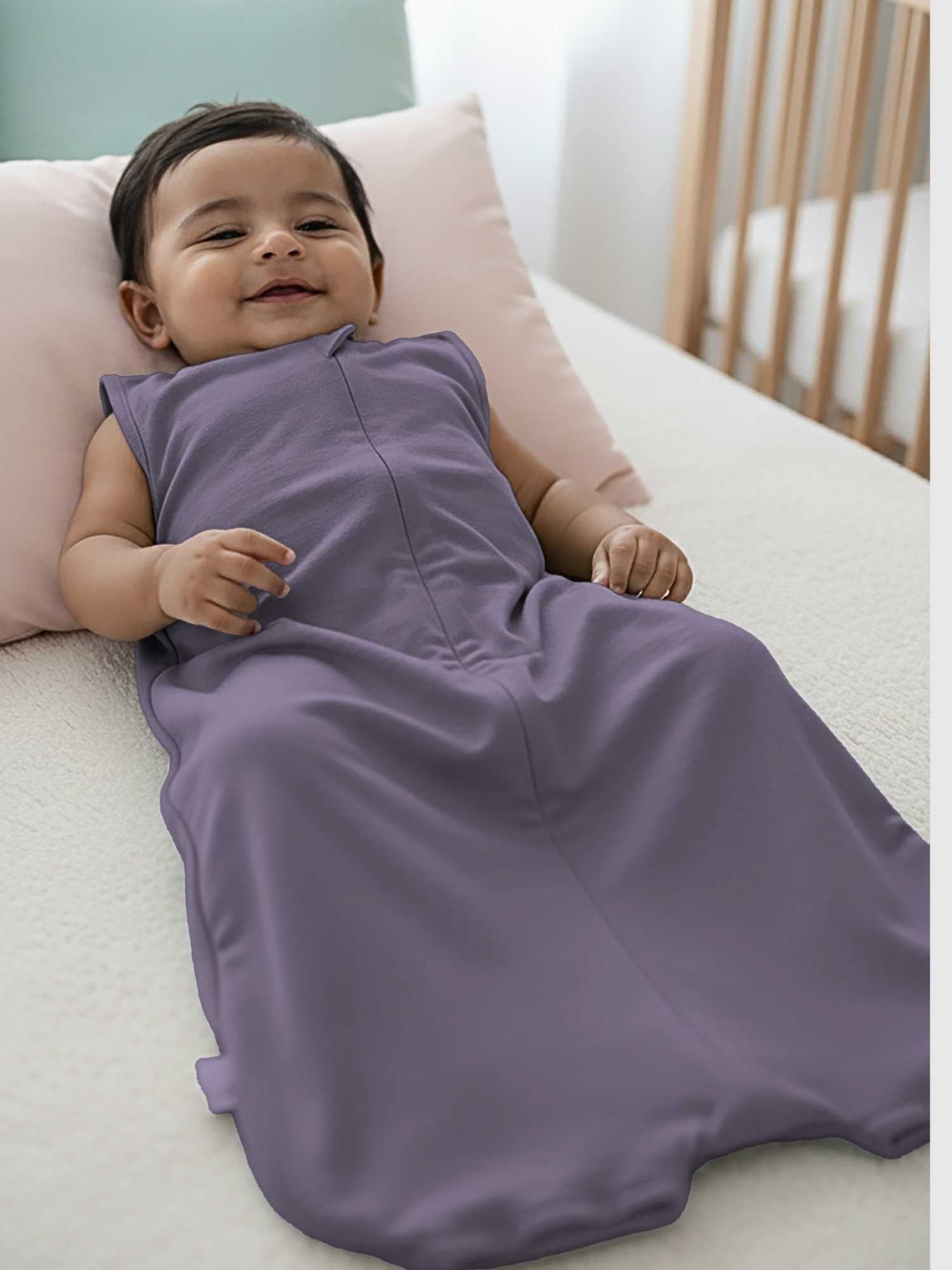 bamboo sleeping bag with foot opening - solid colours