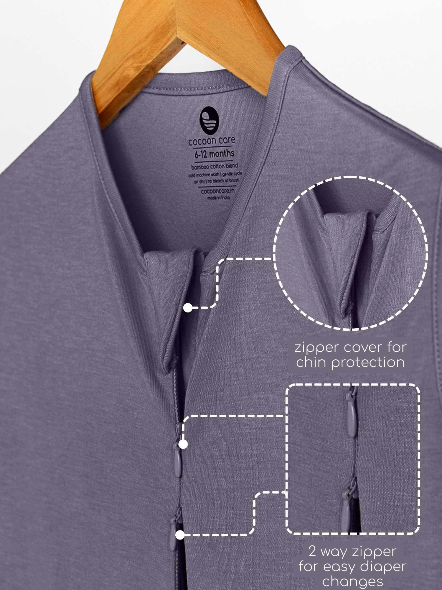 bamboo sleeping bag with foot opening