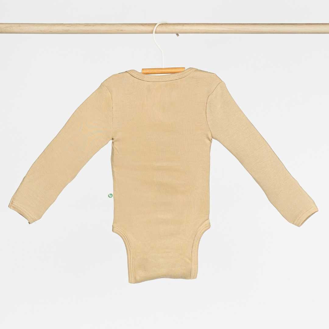 long sleeve bamboo bodysuit for baby