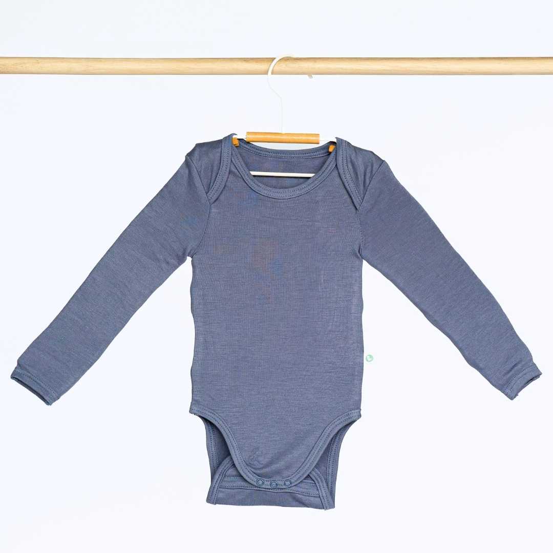 long sleeve bamboo bodysuit for baby