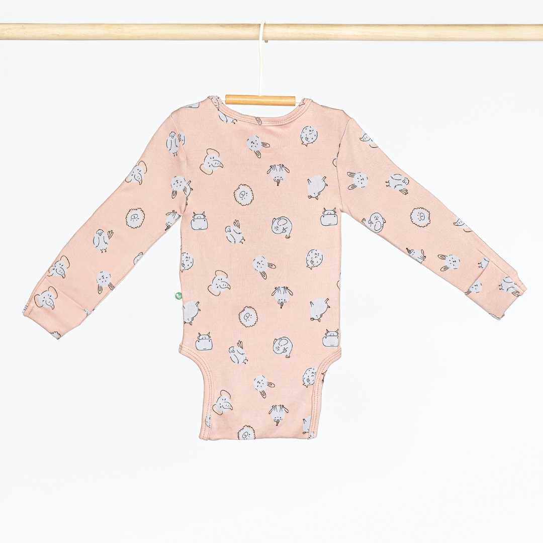 long sleeve bamboo bodysuit for baby